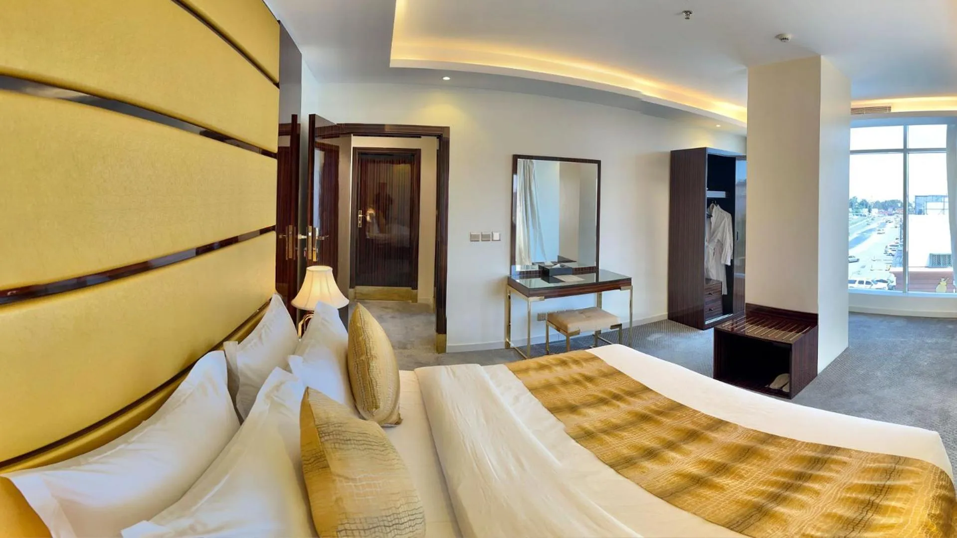 Bed in Golden Dream Hotel