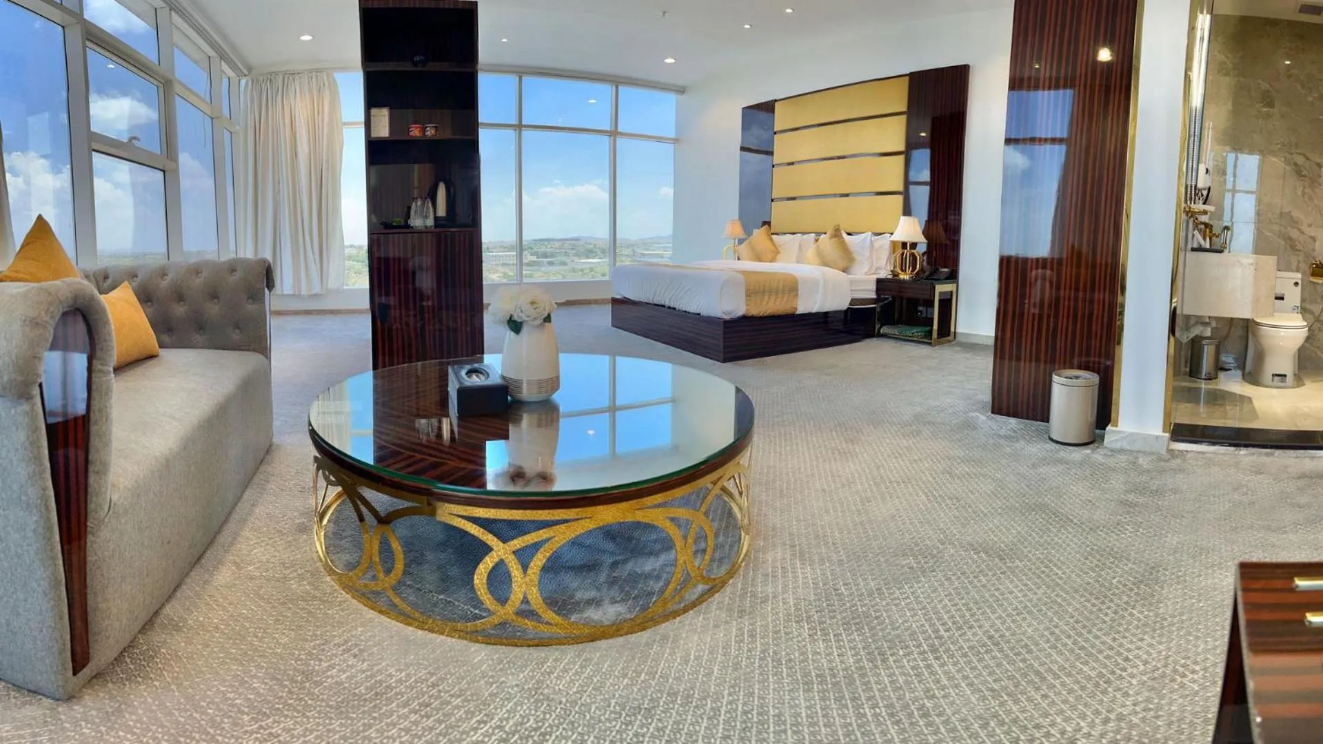 Bed in Golden Dream Hotel