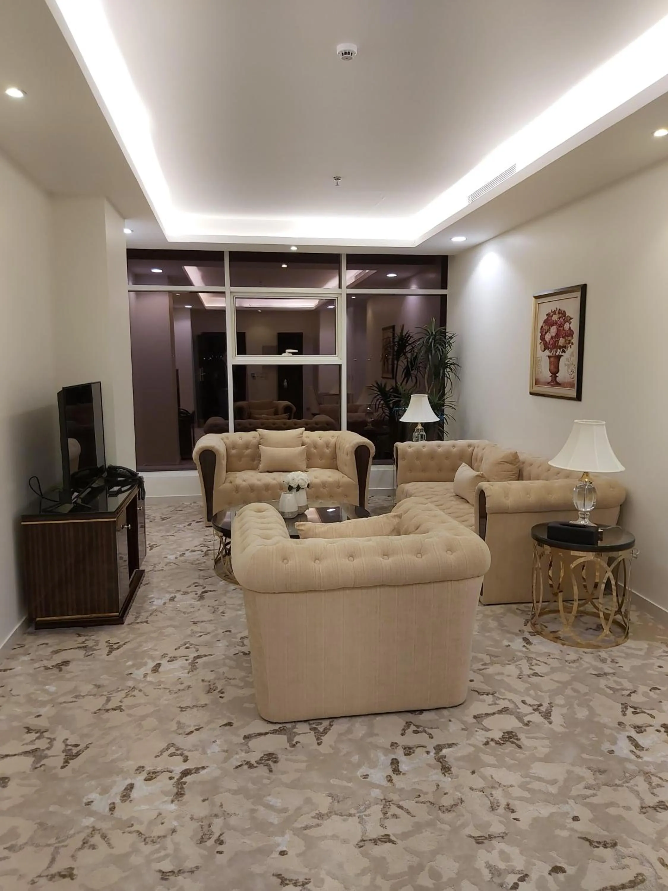 Living room in Golden Dream Hotel