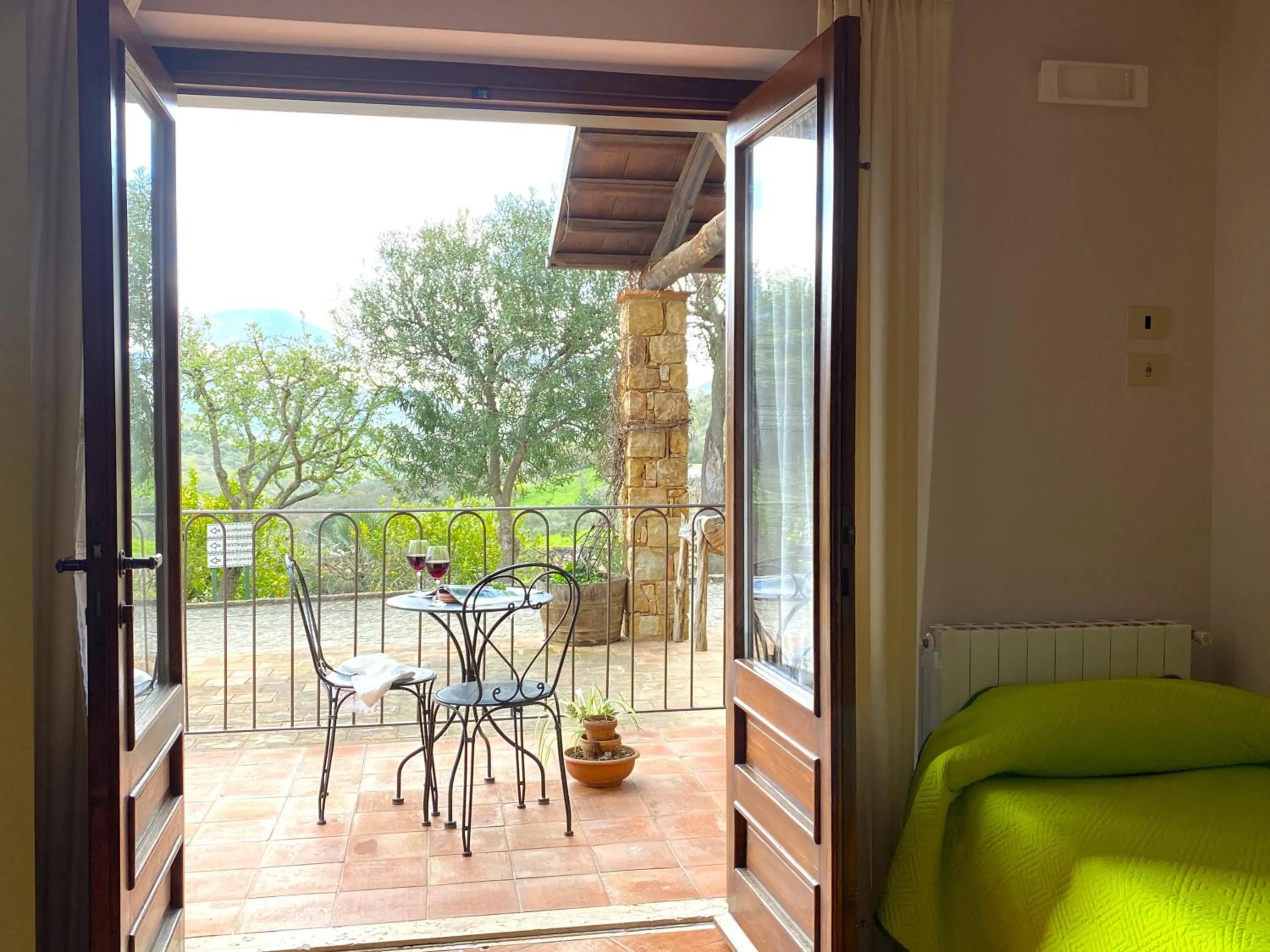 Patio in Azienda Agrituristica Bergi