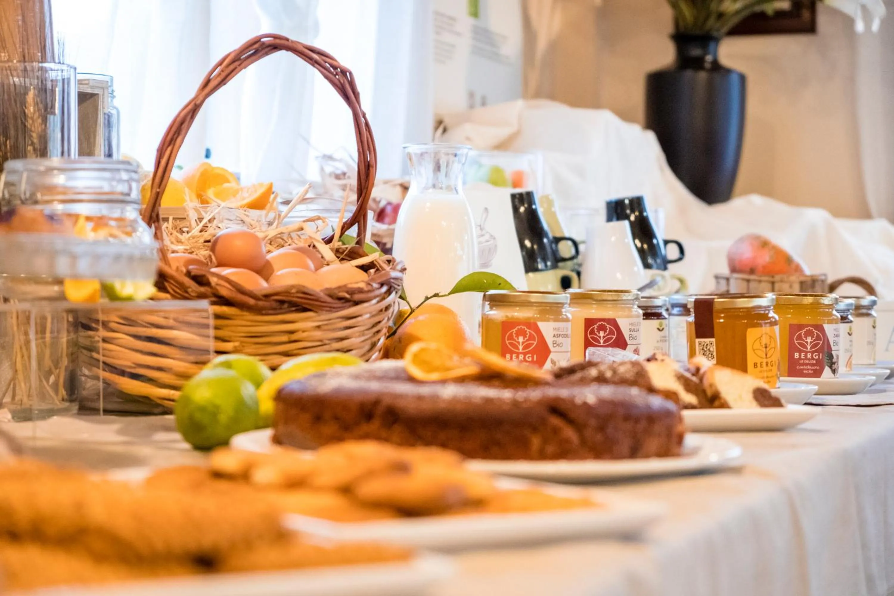 Continental breakfast in Azienda Agrituristica Bergi