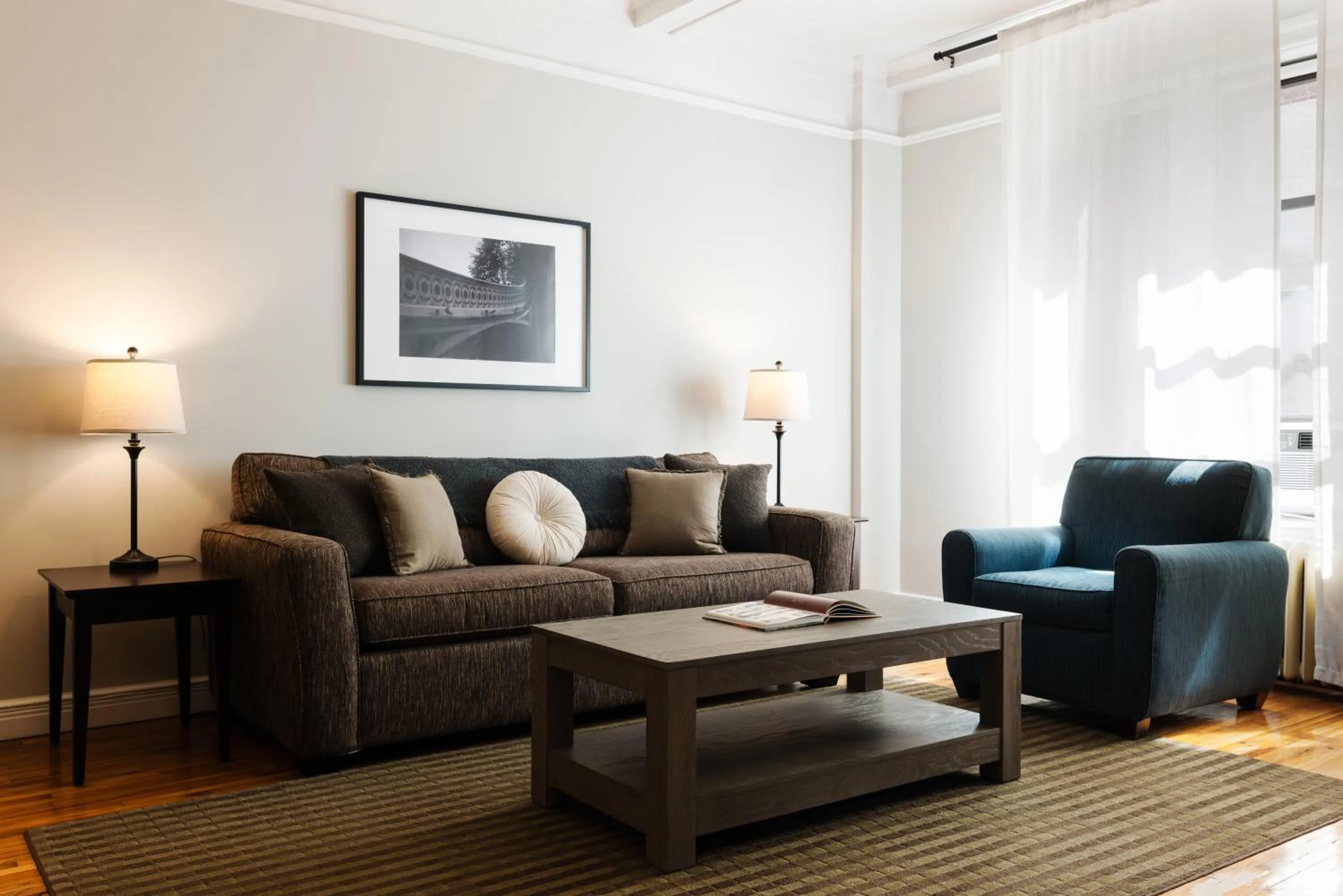 Living room in The Bayard