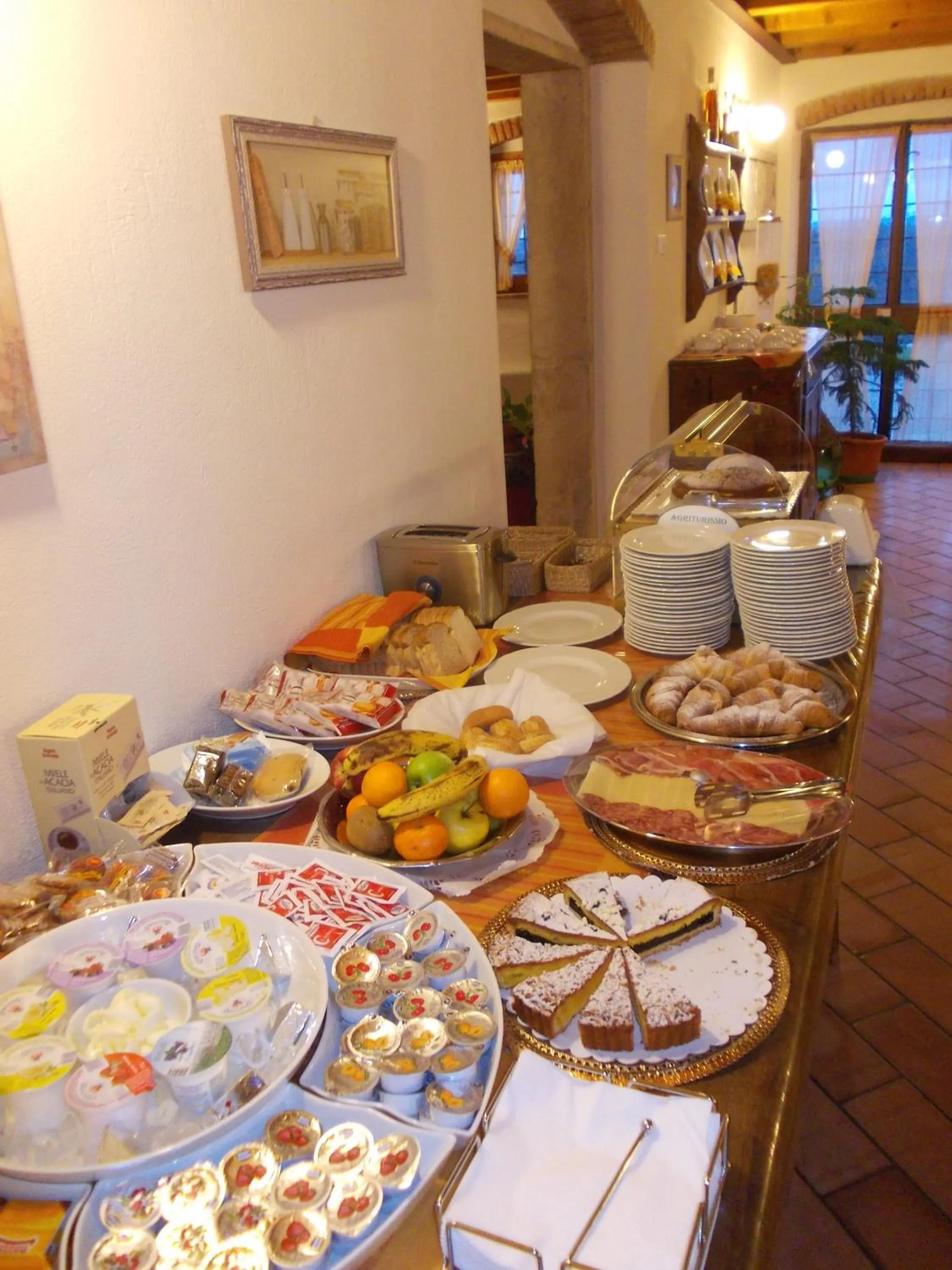 Continental breakfast in Agriturismo Bosco Del Gal