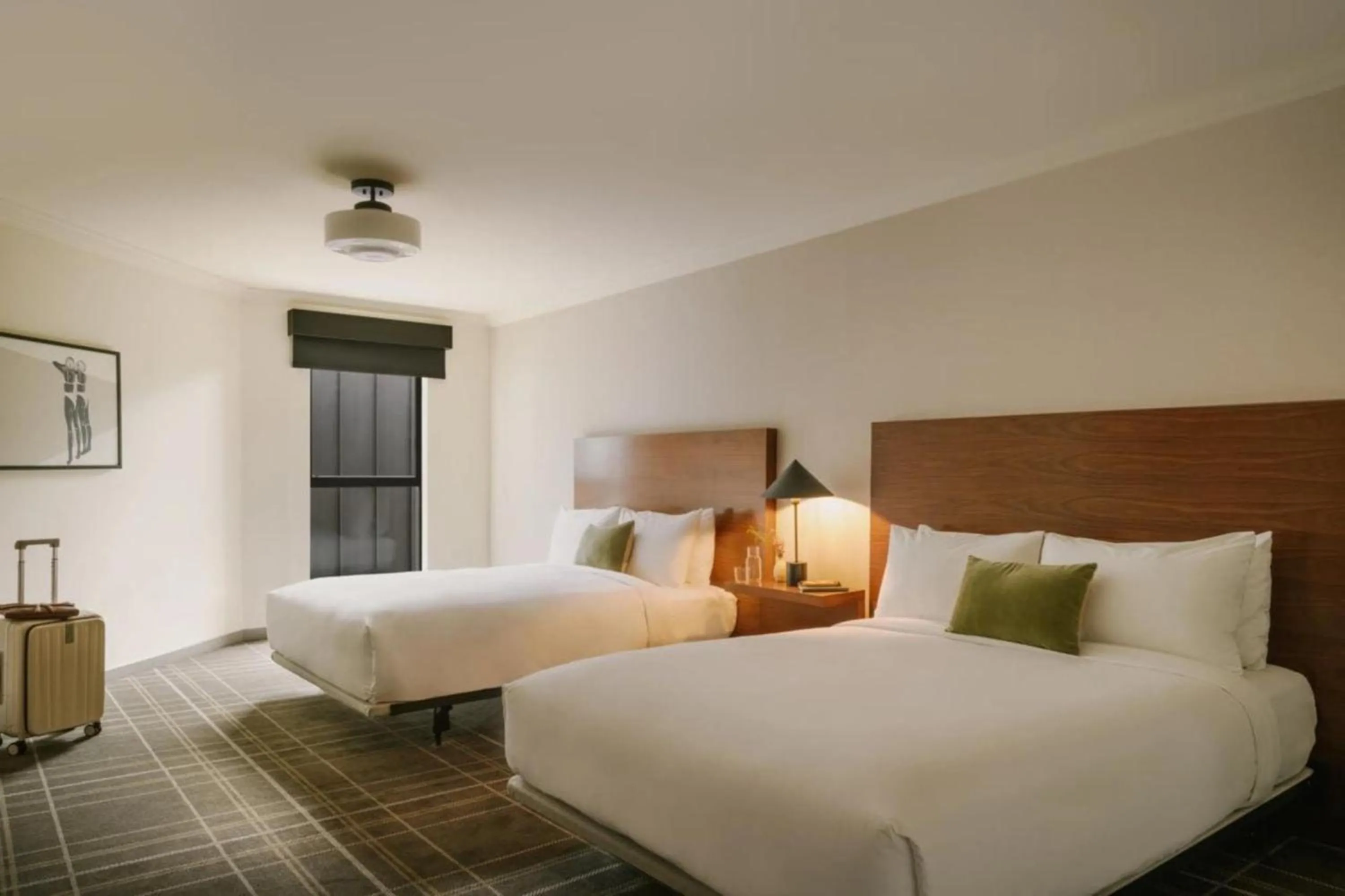 Bed in FOUND Hotel, Santa Monica, Series by Marriott