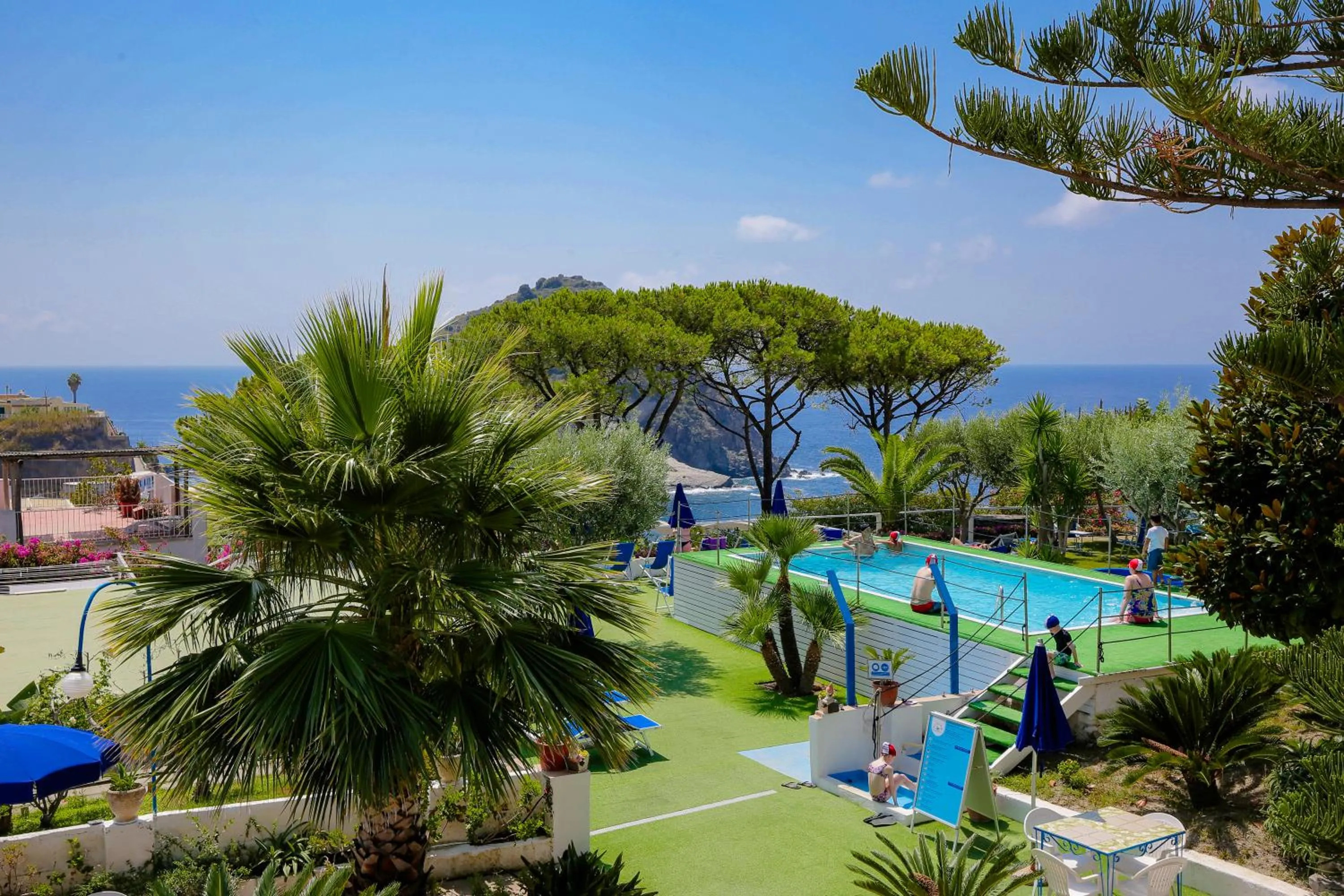 Swimming pool in Hotel Casa Adolfo Ischia
