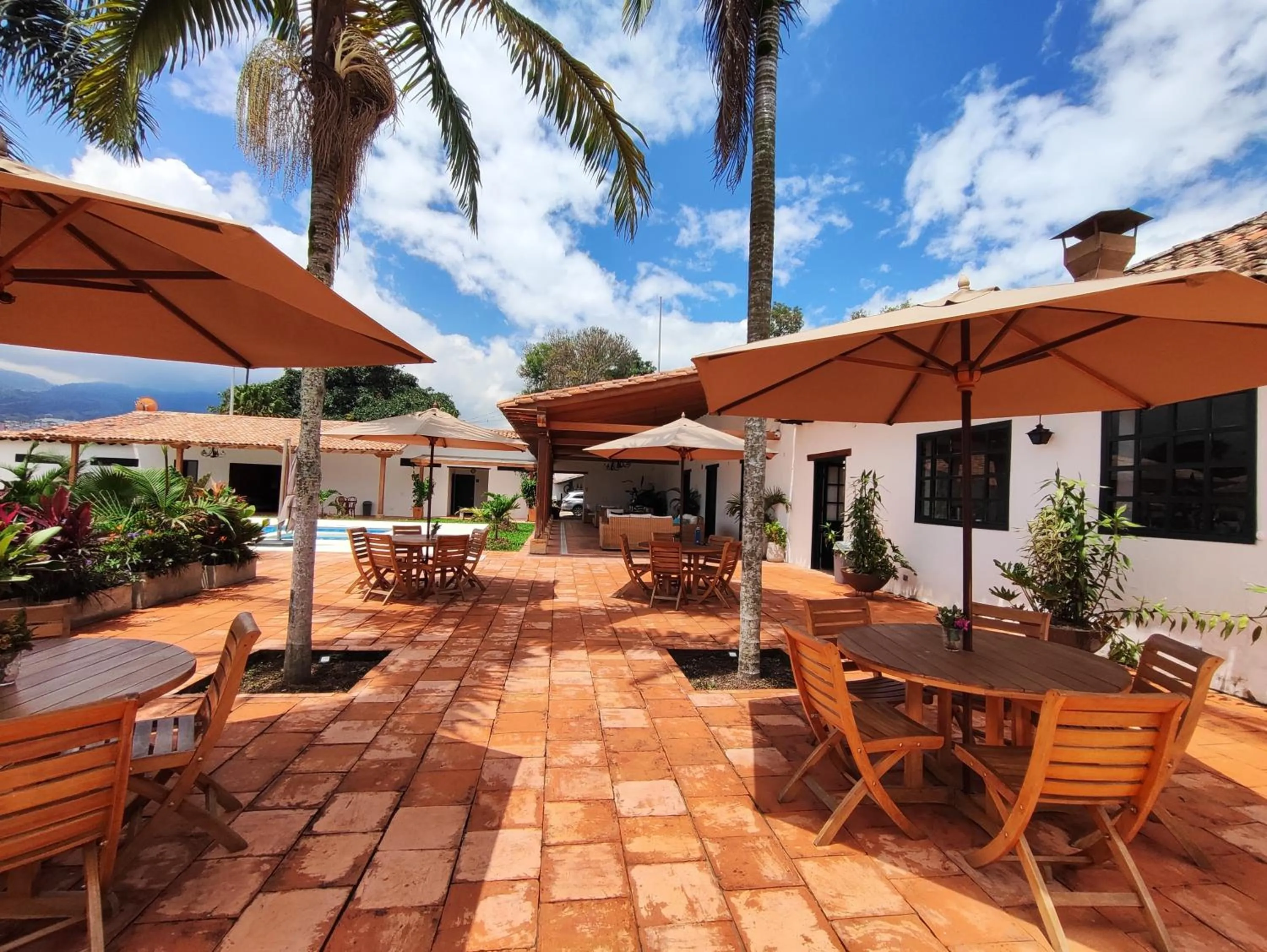 Swimming pool in Hotel Hacienda El Novillero