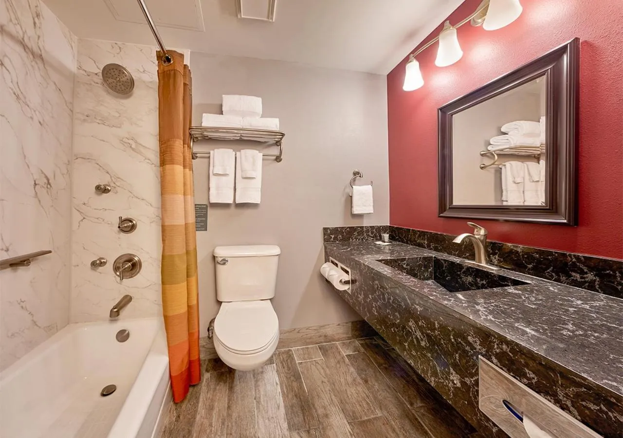 Bathroom in Four Queens Hotel and Casino