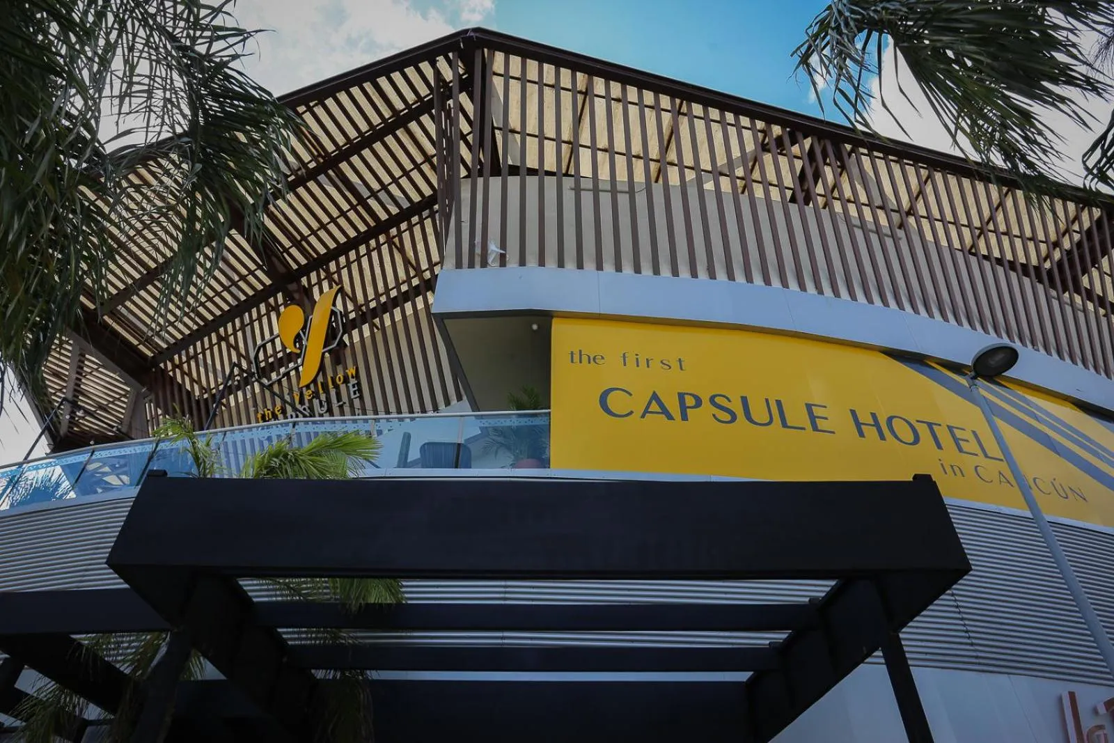 Property building in The Yellow Capsule Cancun Close to Airport