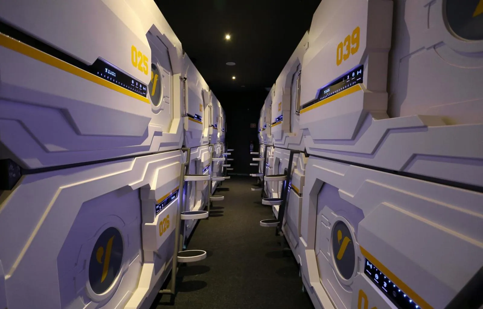 Bedroom in The Yellow Capsule Cancun Close to Airport