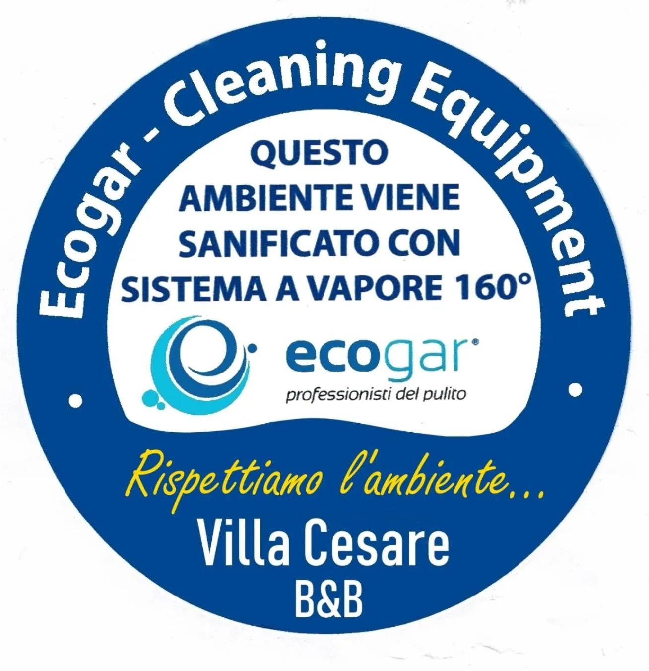 Certificate/Award in Hotel Villa Cesare B&B