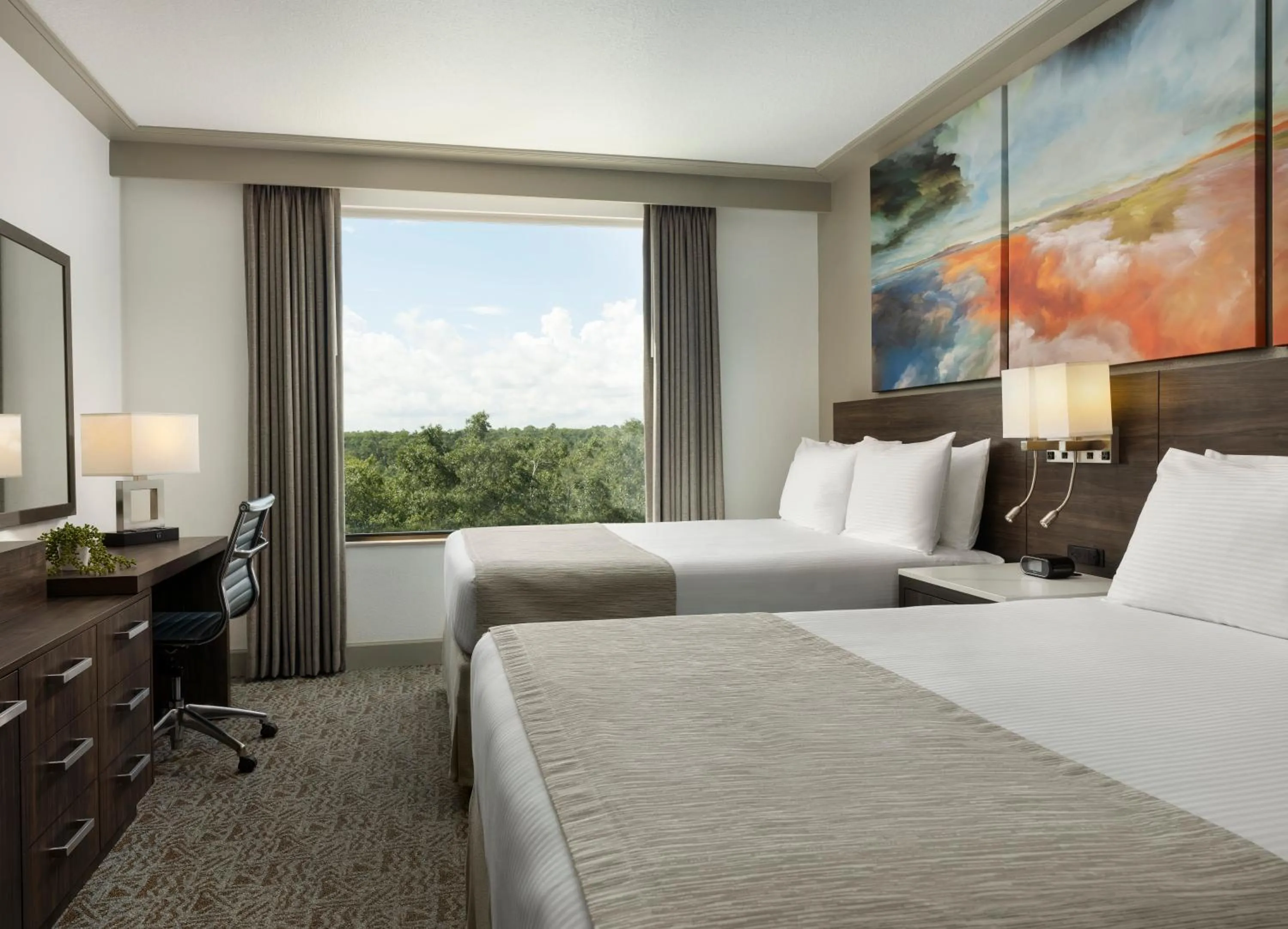 View (from property/room), Bed in Buena Vista Suites Orlando