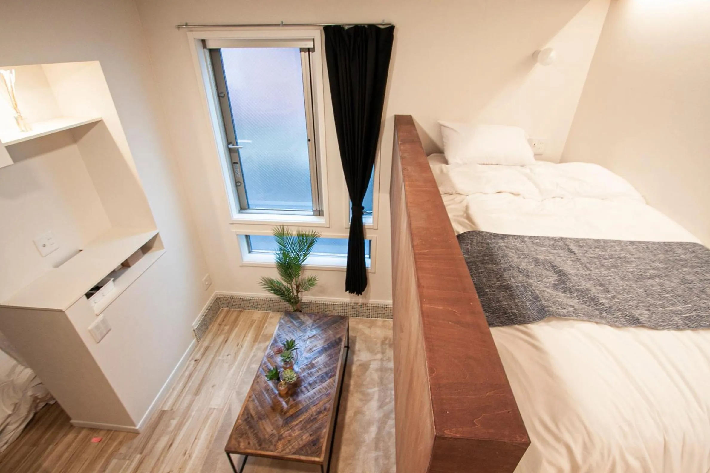 Bed in GRAND CAVE YOKOHAMA