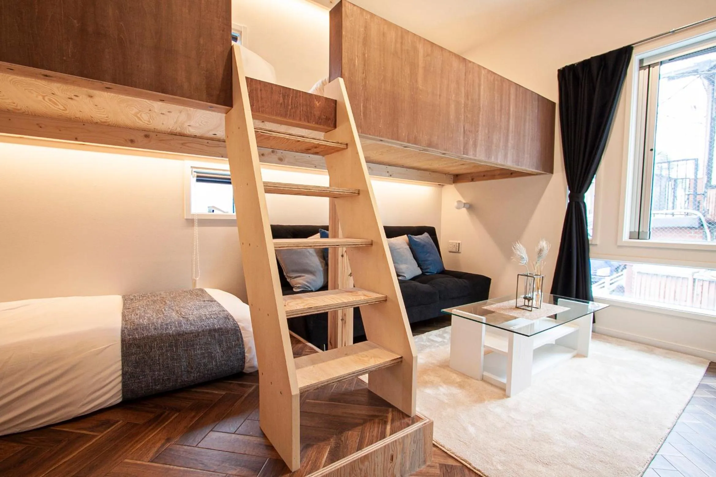 Bed in GRAND CAVE YOKOHAMA