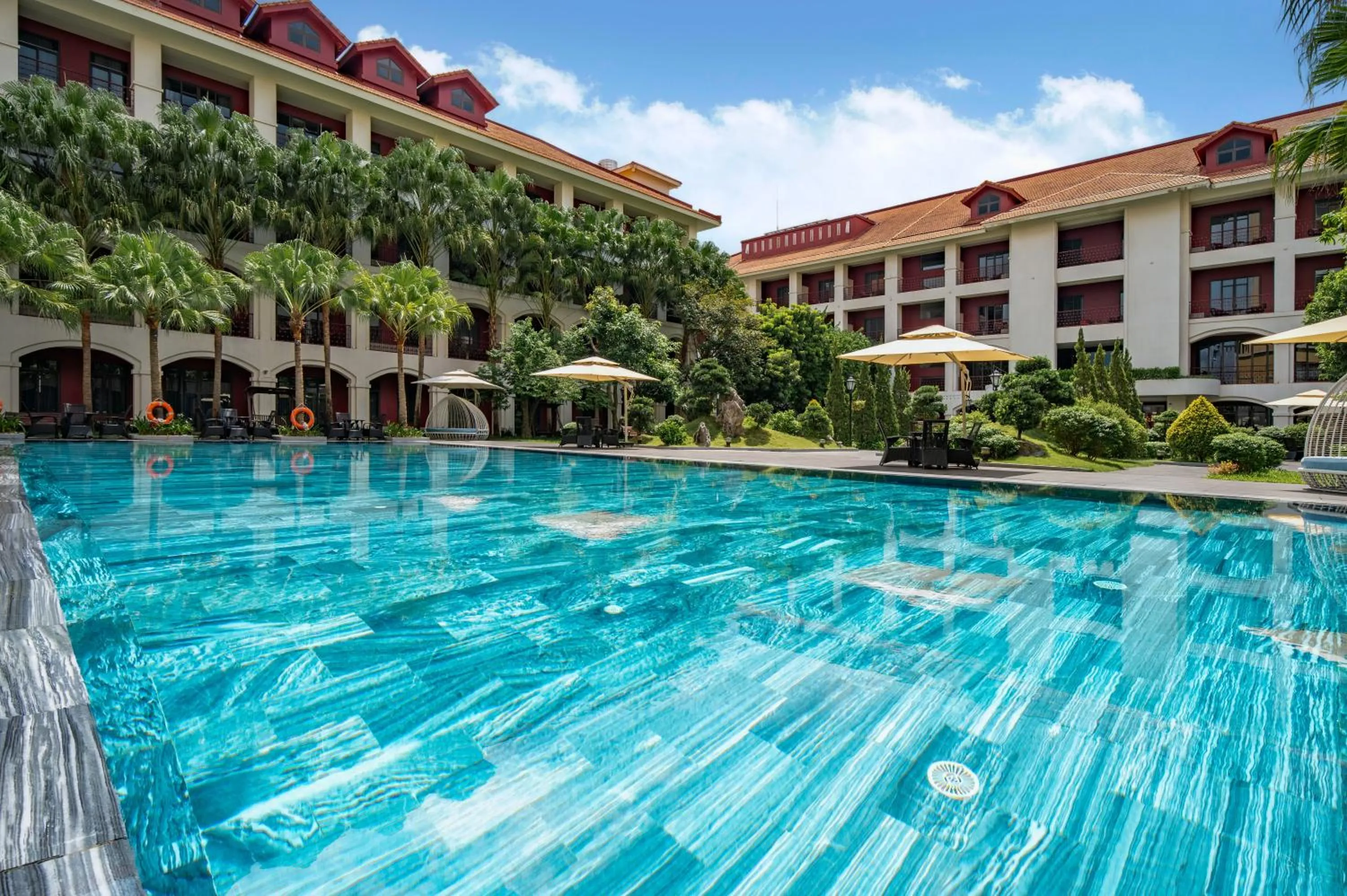Swimming pool in Senna Hue Hotel