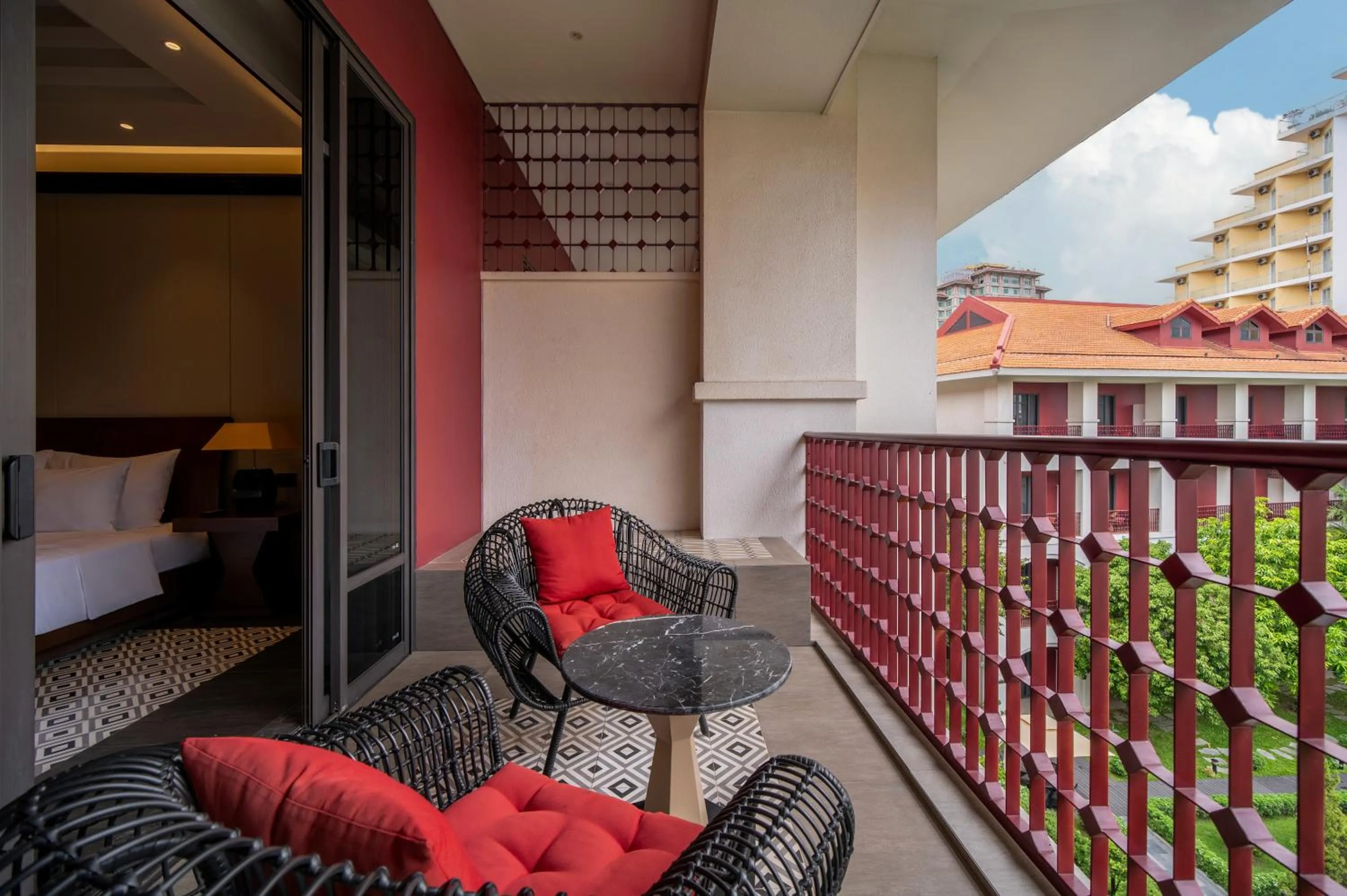 Balcony/Terrace in Senna Hue Hotel
