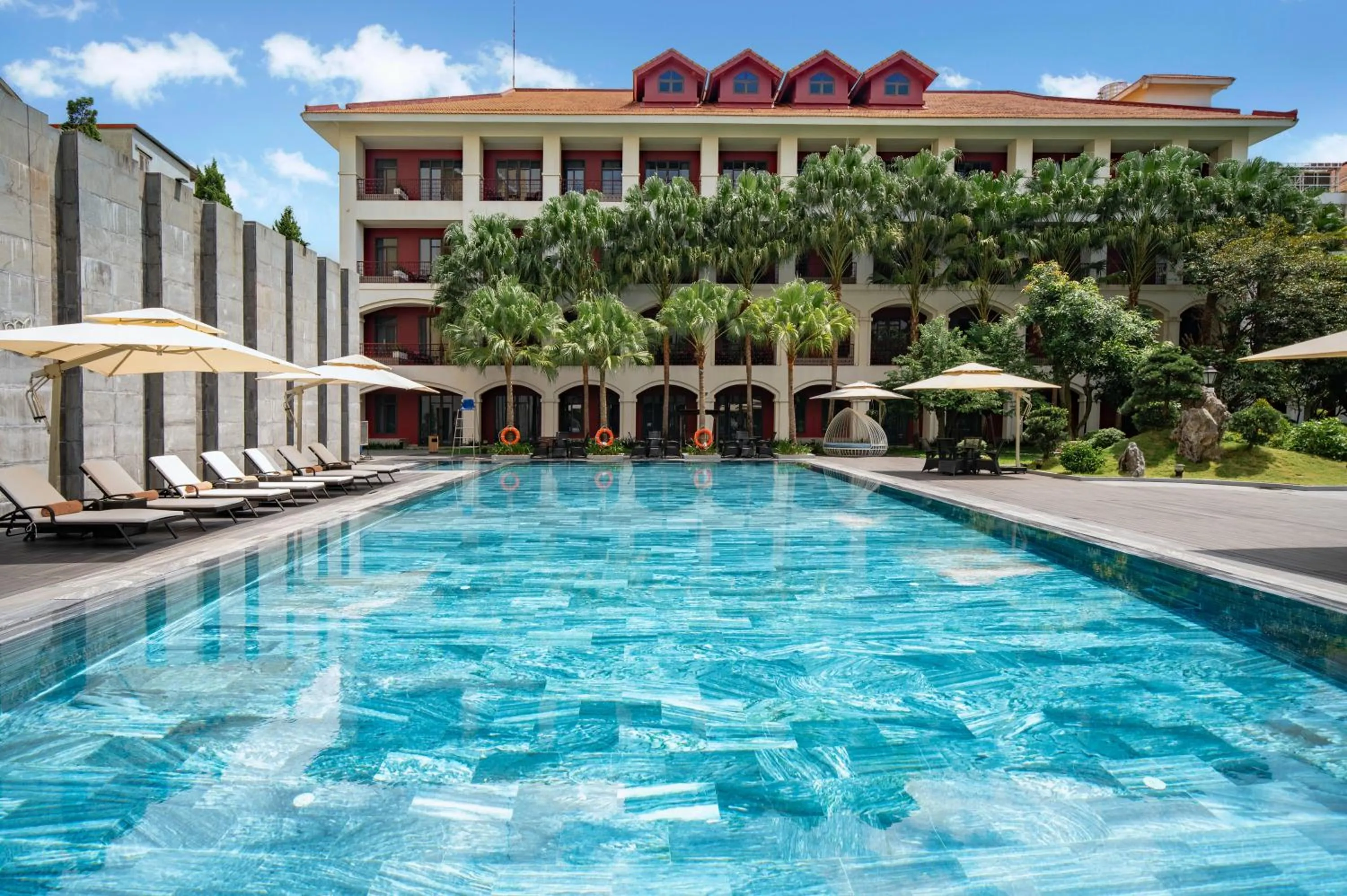 Swimming pool in Senna Hue Hotel