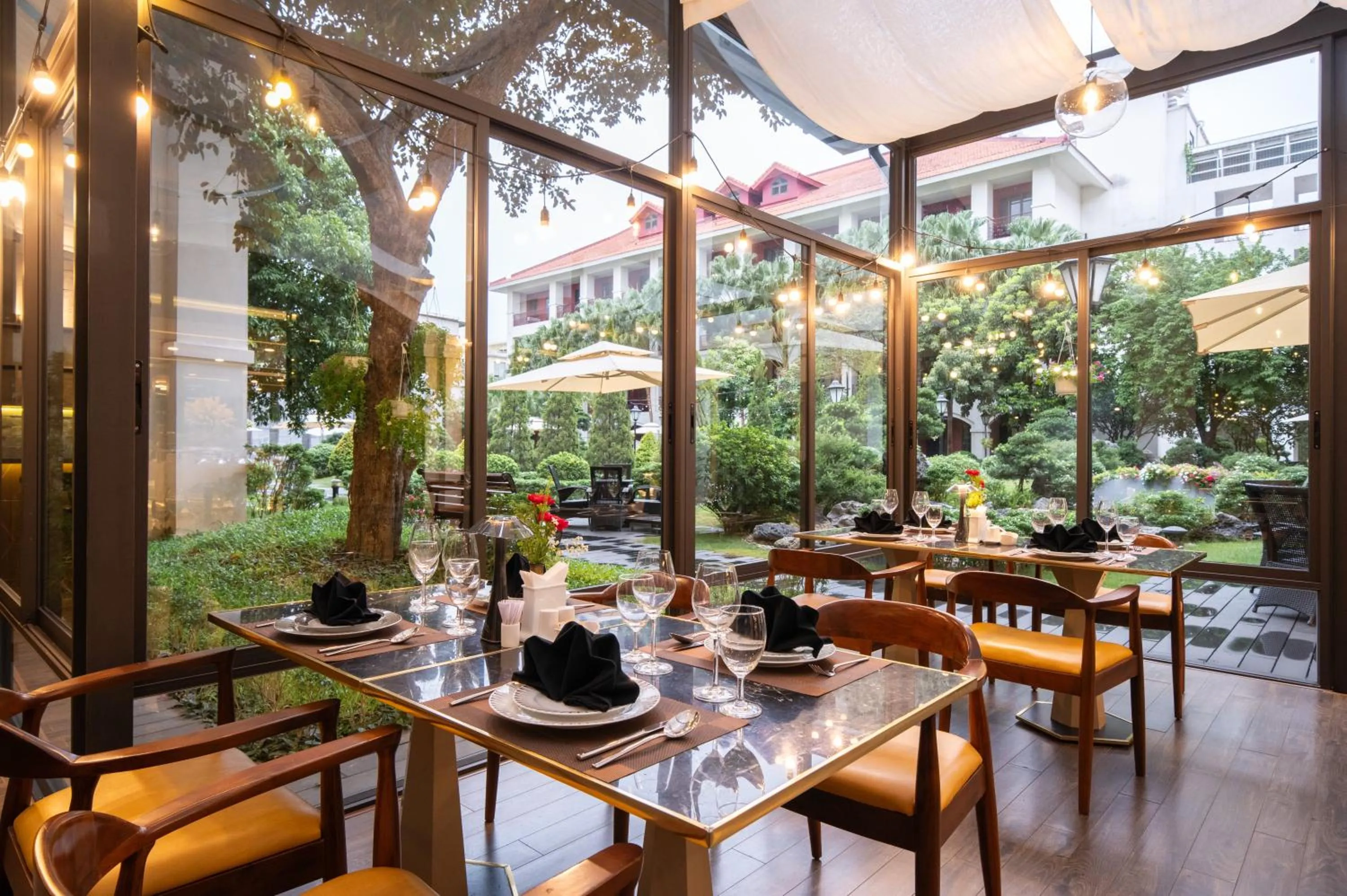 Garden in Senna Hue Hotel