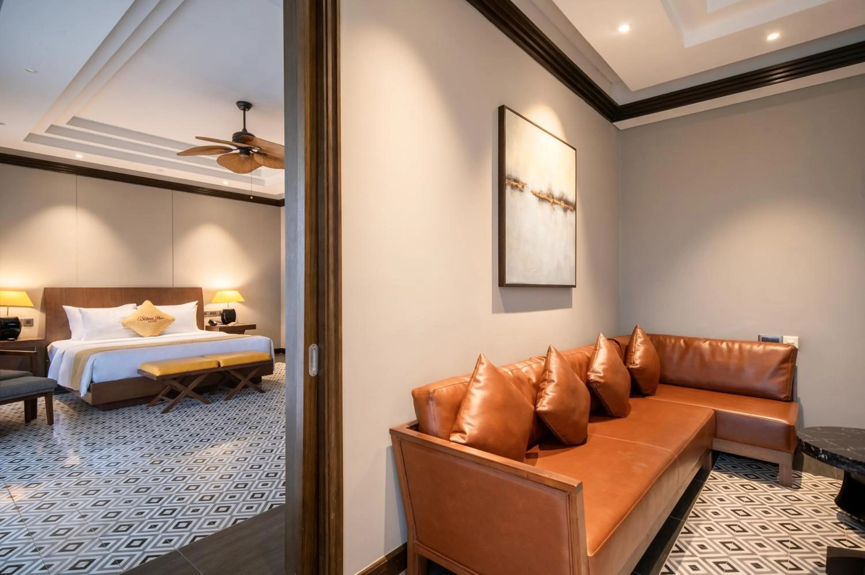 Photo of the whole room, Bed in Senna Hue Hotel