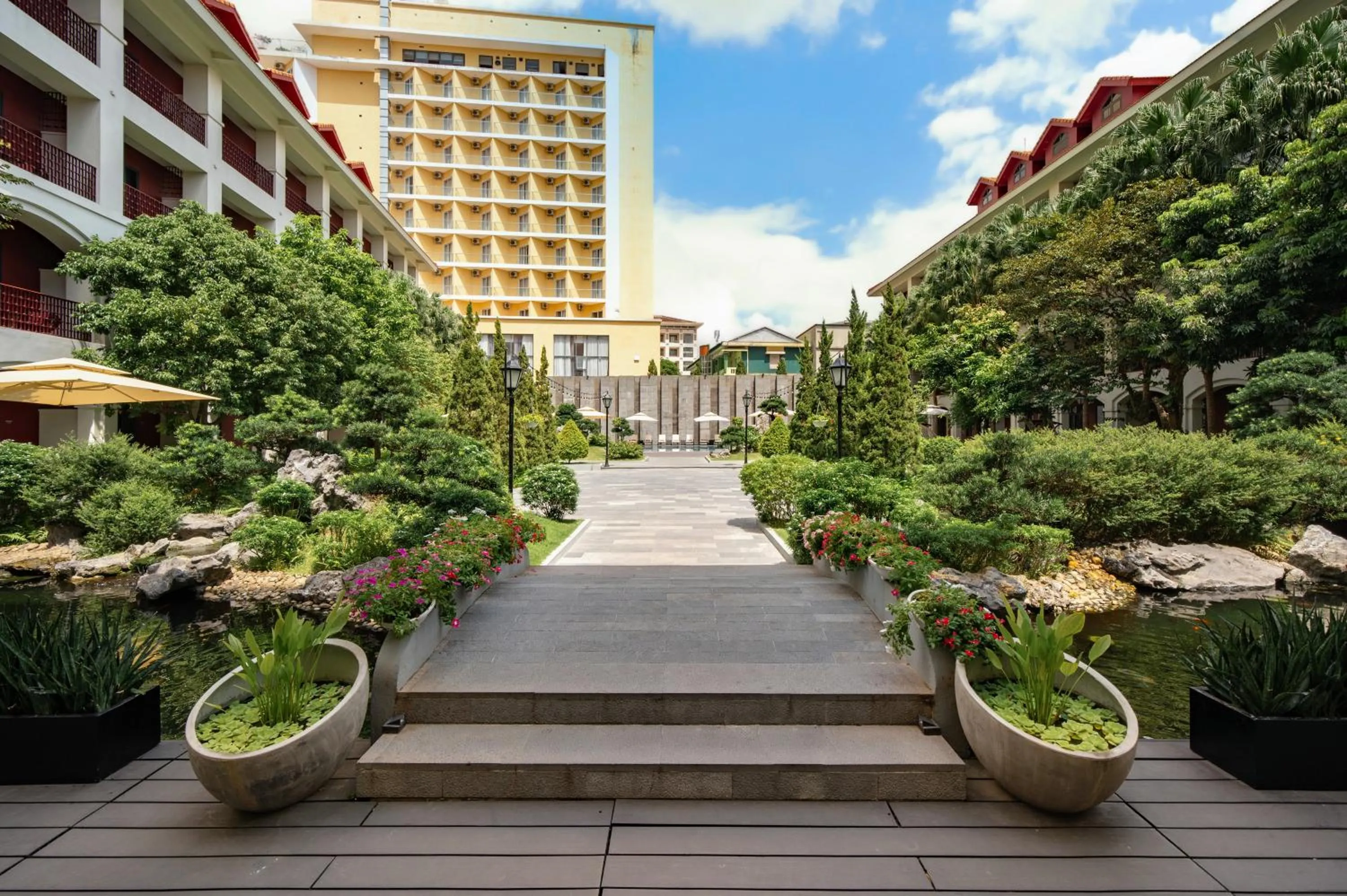 Garden in Senna Hue Hotel