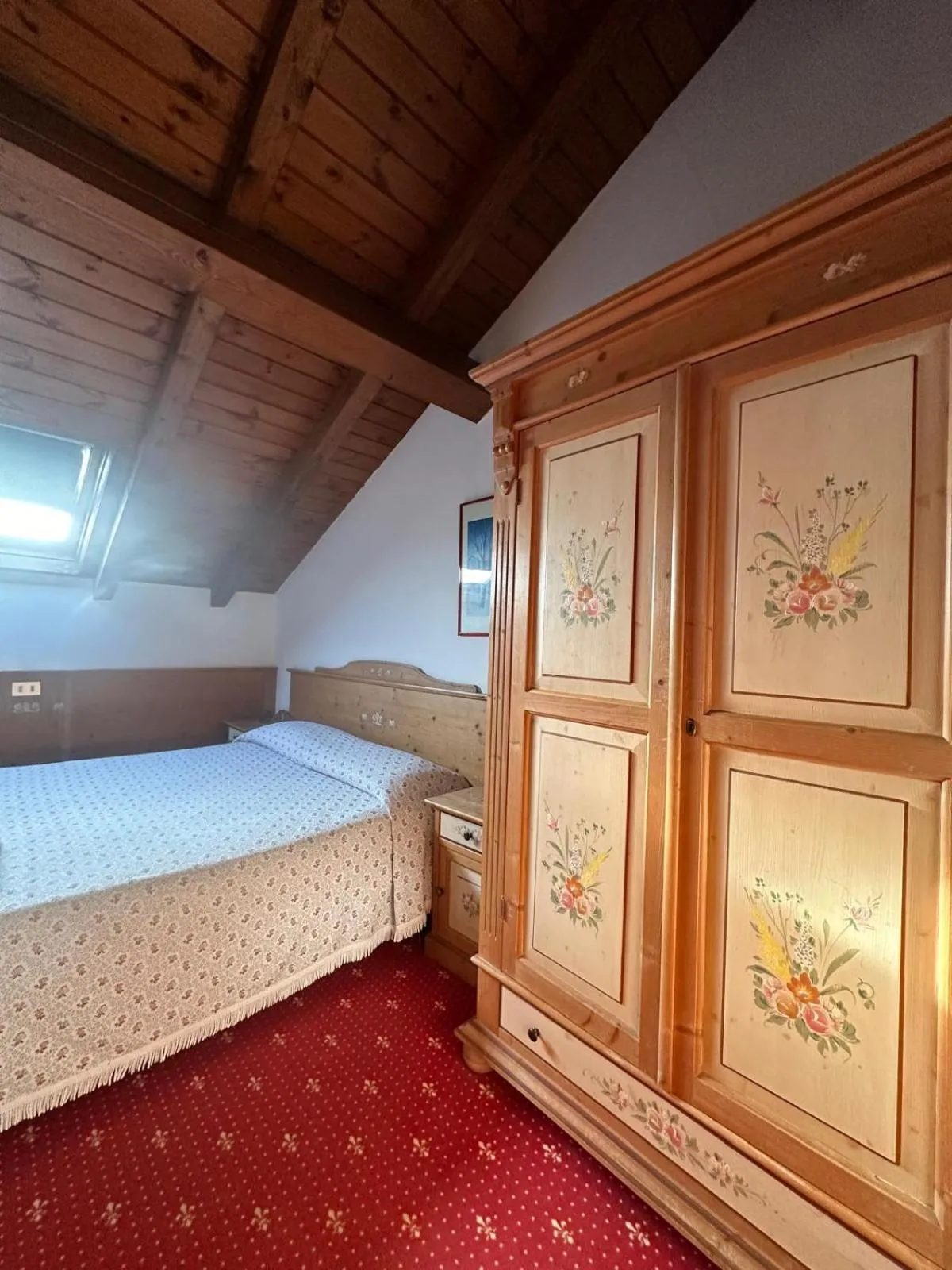 Bedroom, Bed in Hotel Alpi - Foza