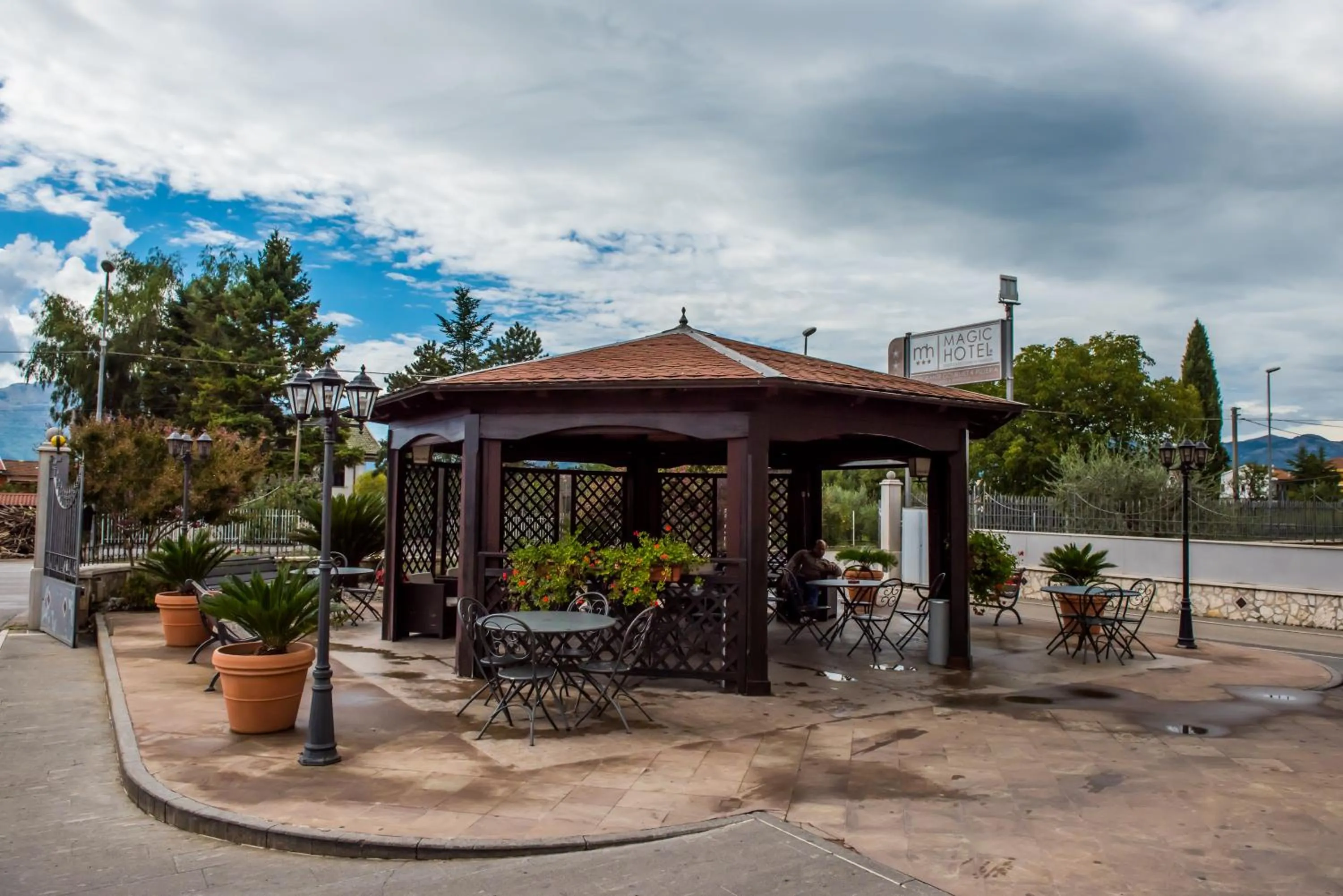 Patio in Magic Hotel