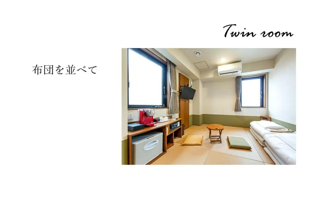 Bed in Hotel Meldia Shijo Kawaramachi