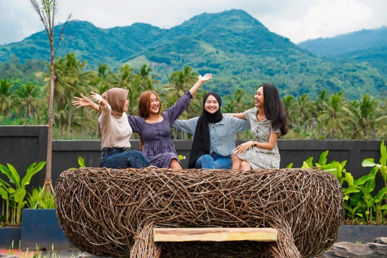 Aqua park in Sabda Alam Hotel & Resort