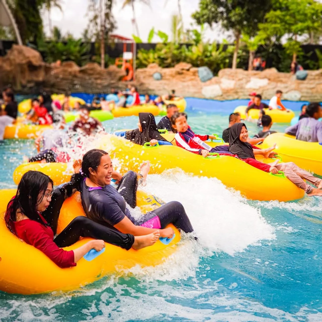 Aqua park in Sabda Alam Hotel & Resort