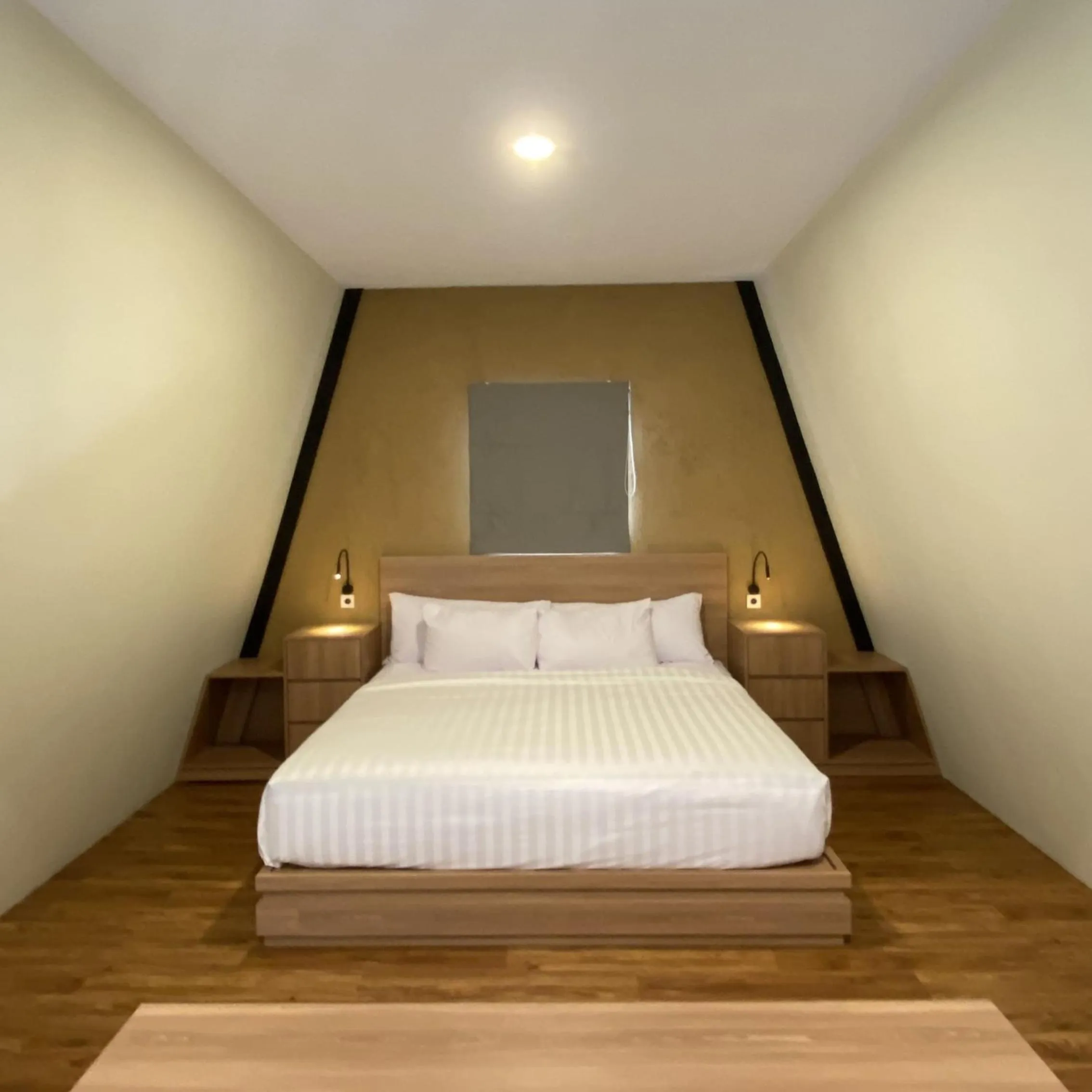 Bed in Sabda Alam Hotel & Resort