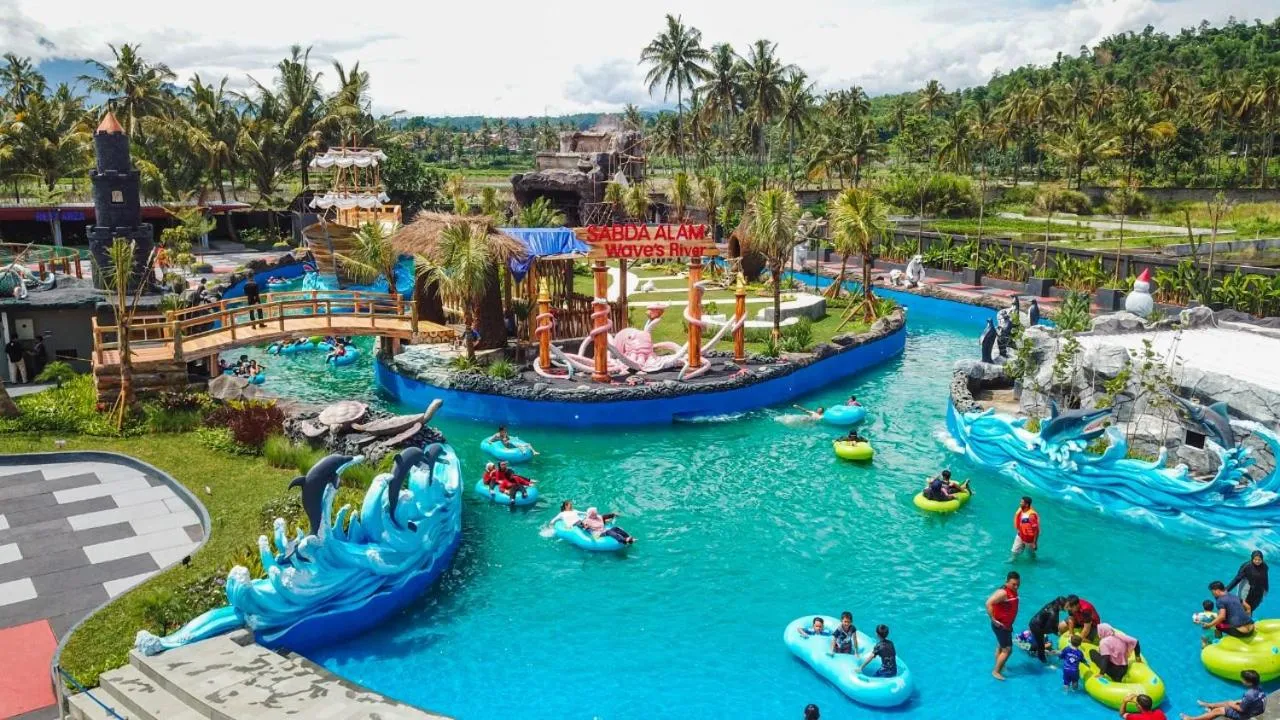 Aqua park in Sabda Alam Hotel & Resort