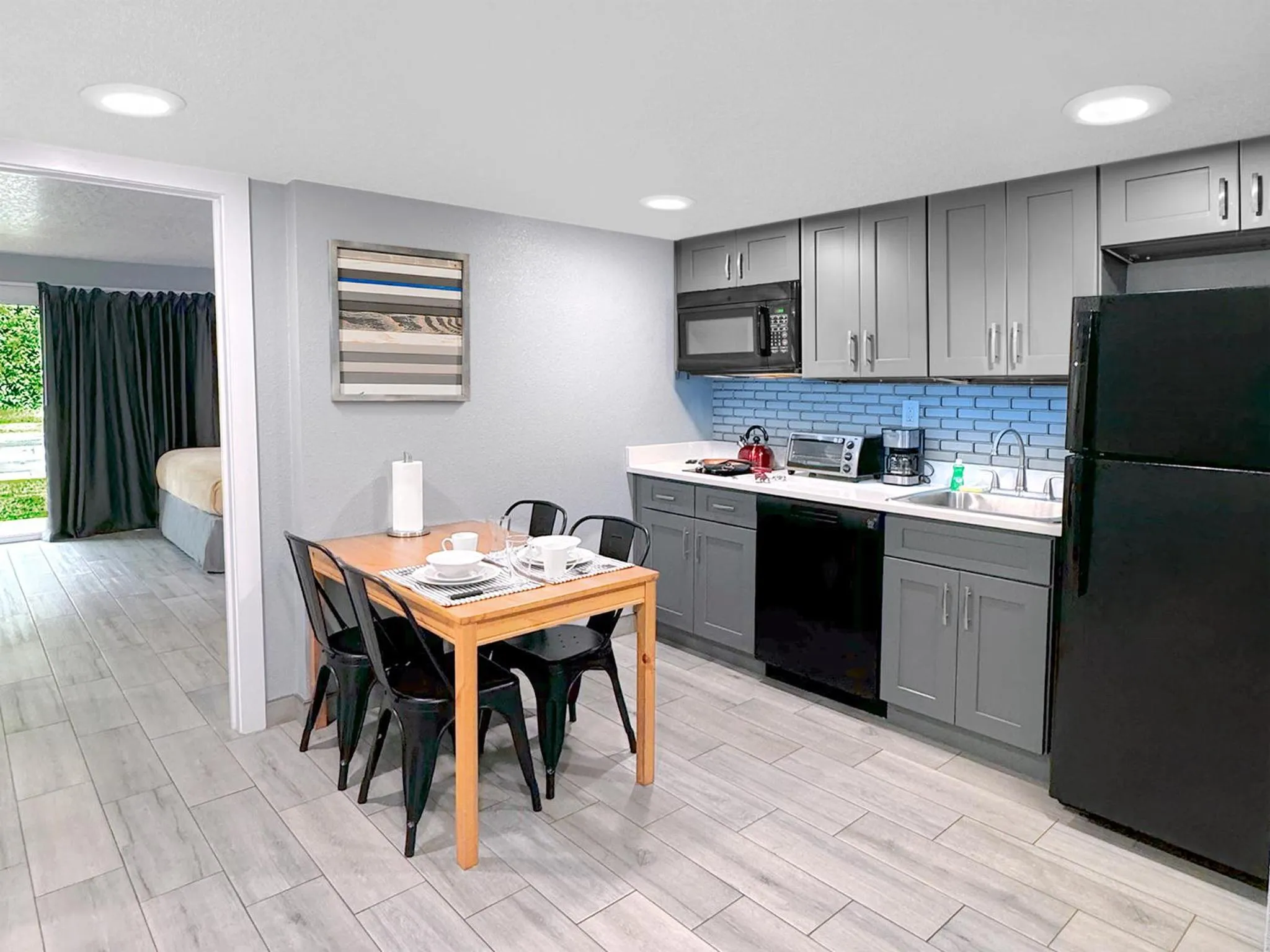 Kitchen or kitchenette in Celebration Suites