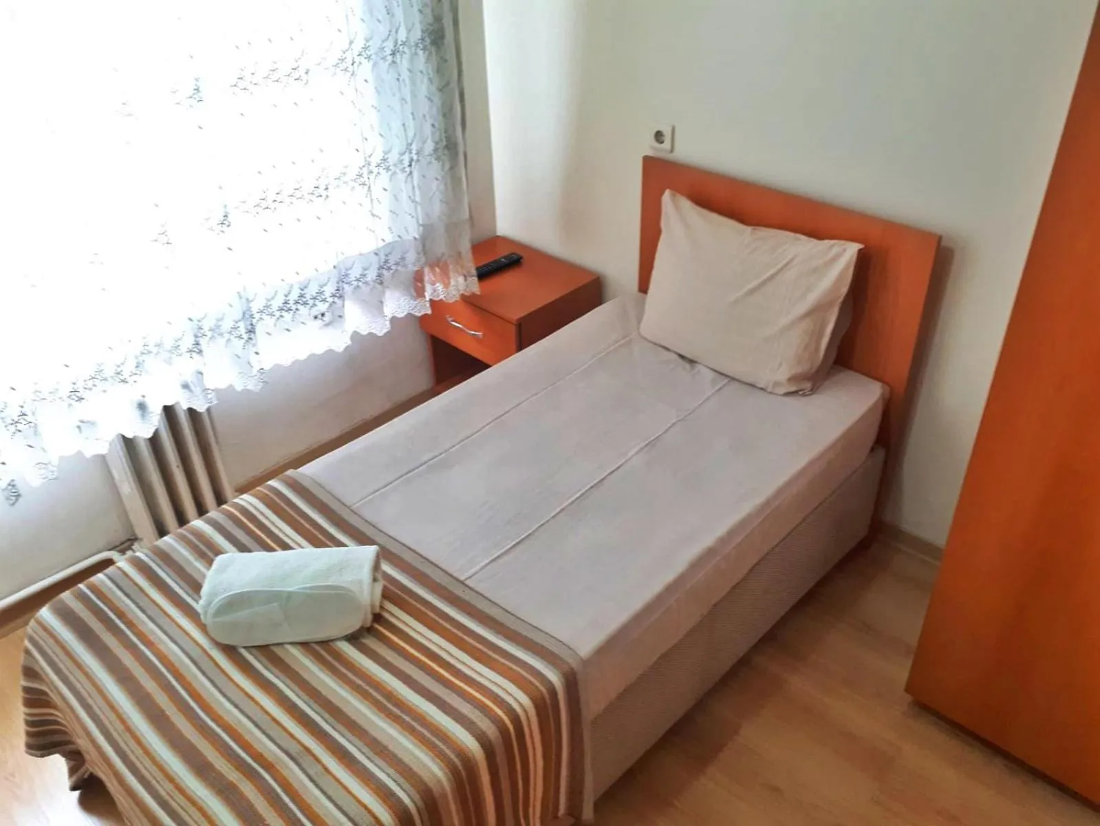 Bed in Ulubat Castle Hotel