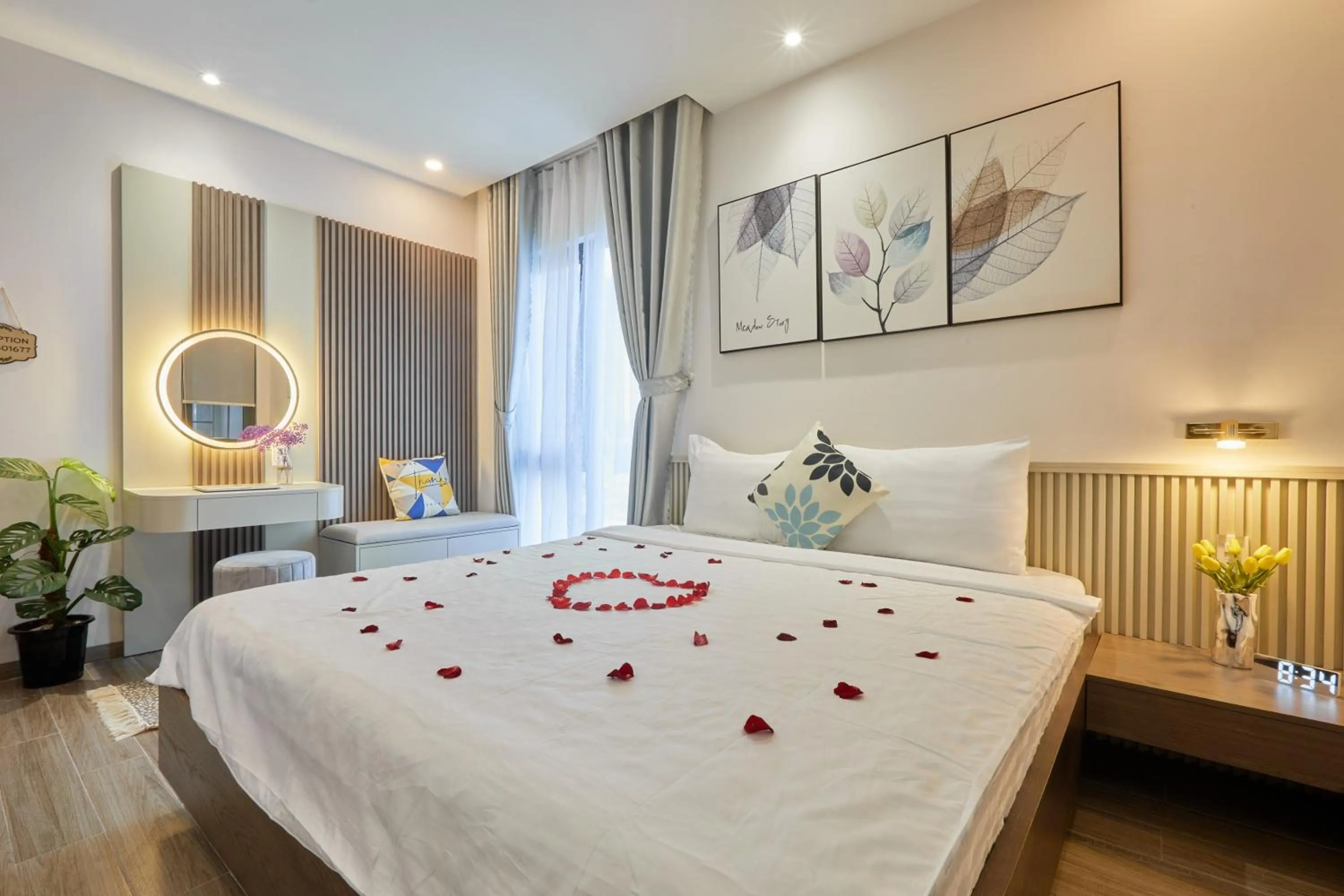 Bed in Lux Quy Nhon Homestay