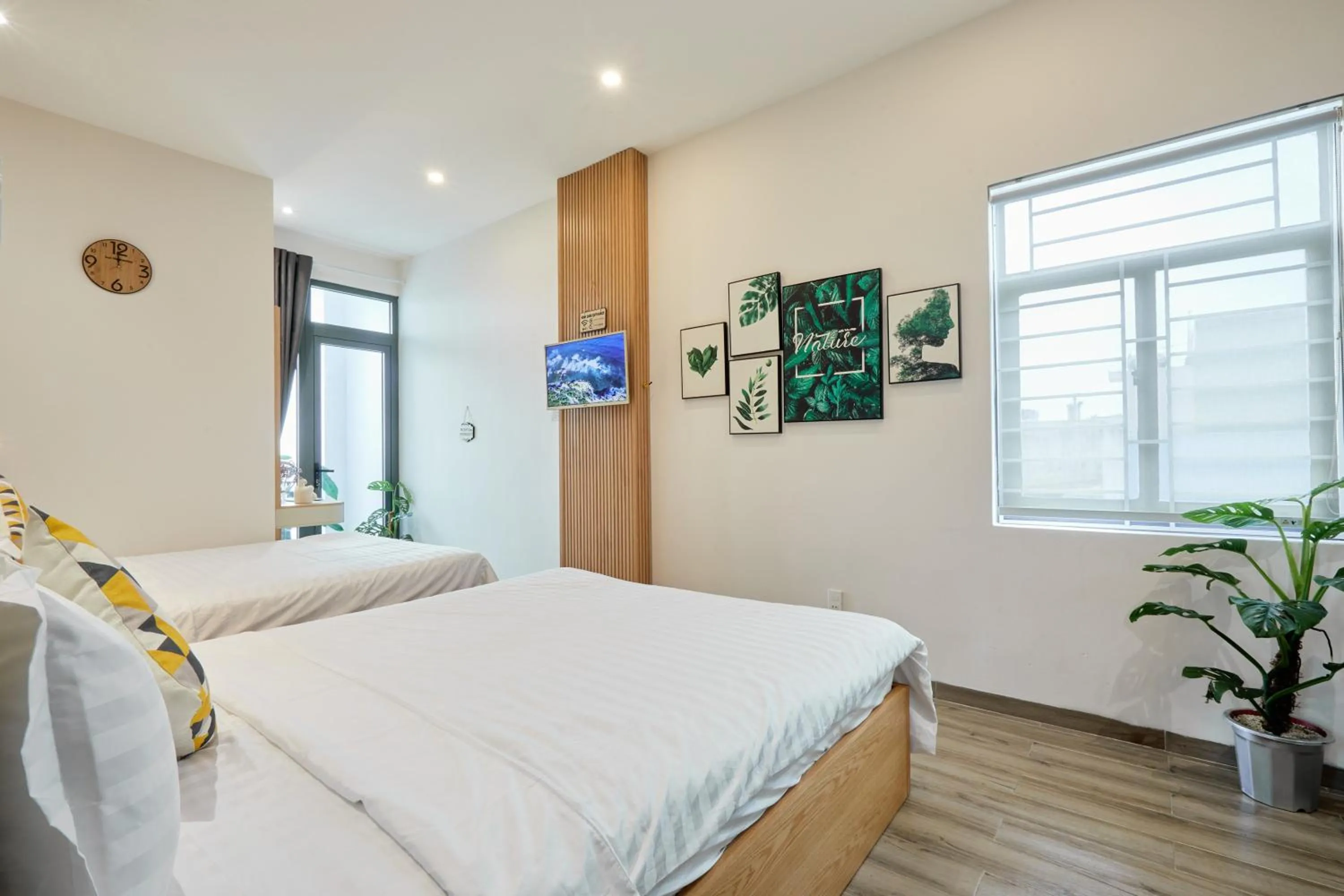 Bed in Lux Quy Nhon Homestay