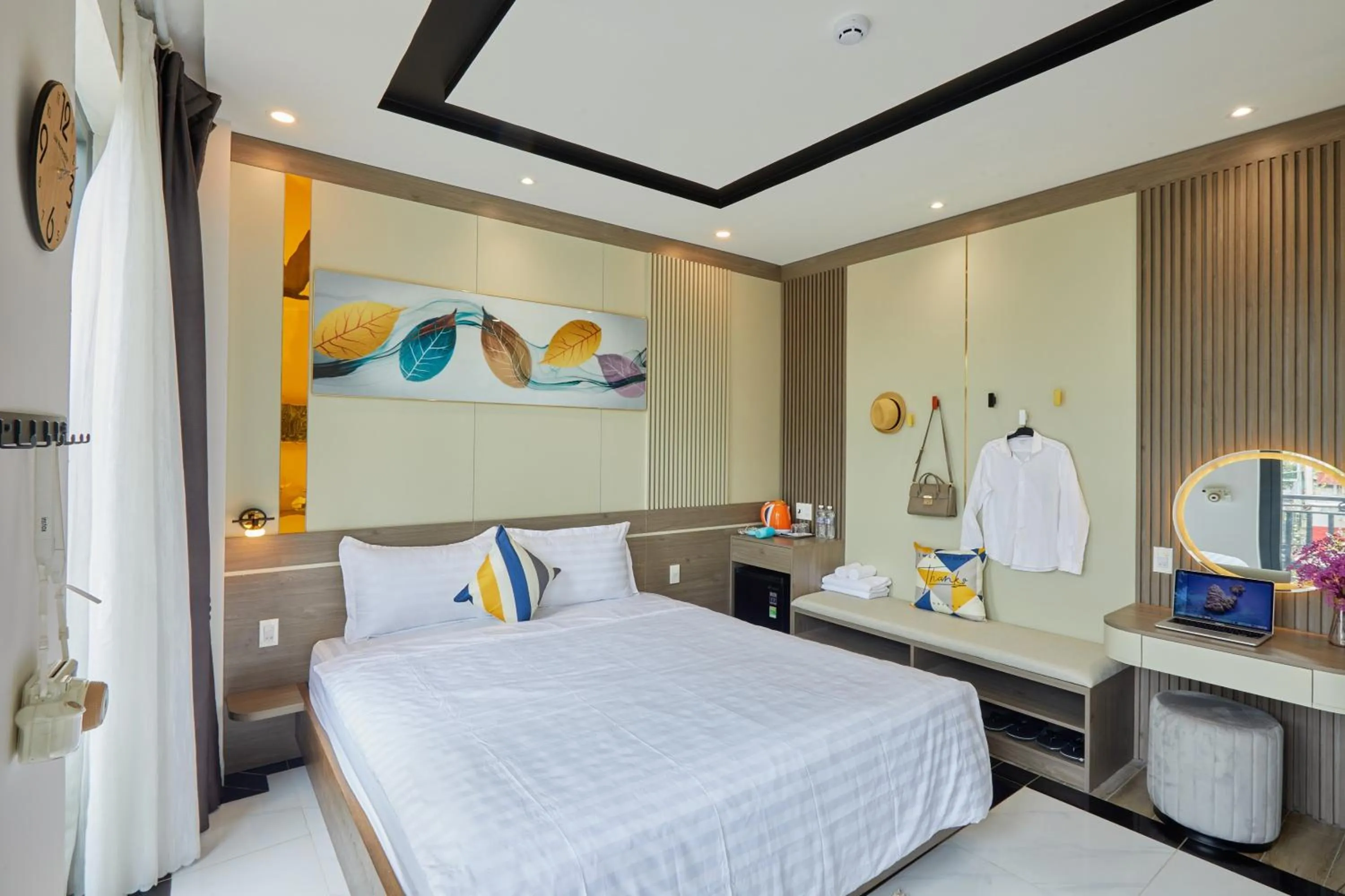 Bed in Lux Quy Nhon Homestay