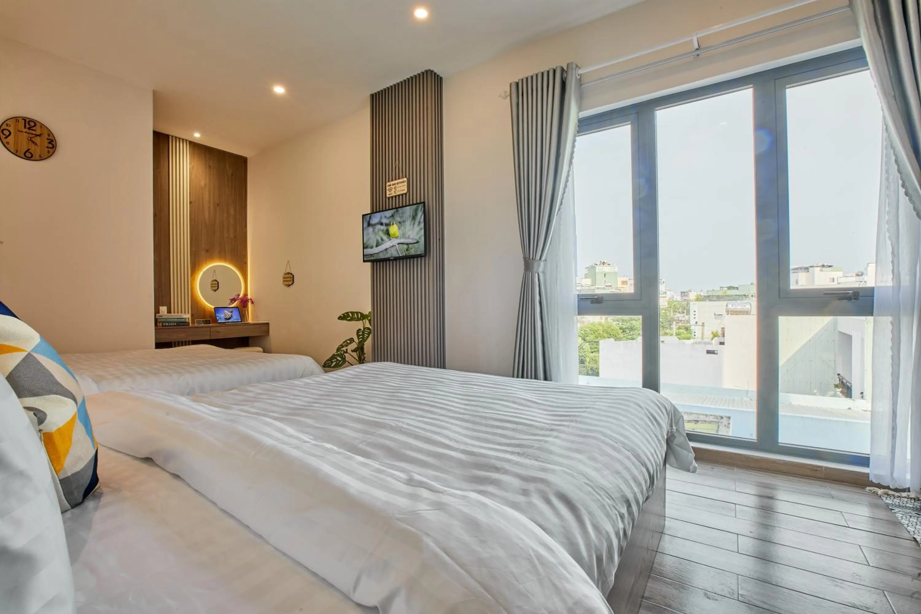 Bed in Lux Quy Nhon Homestay