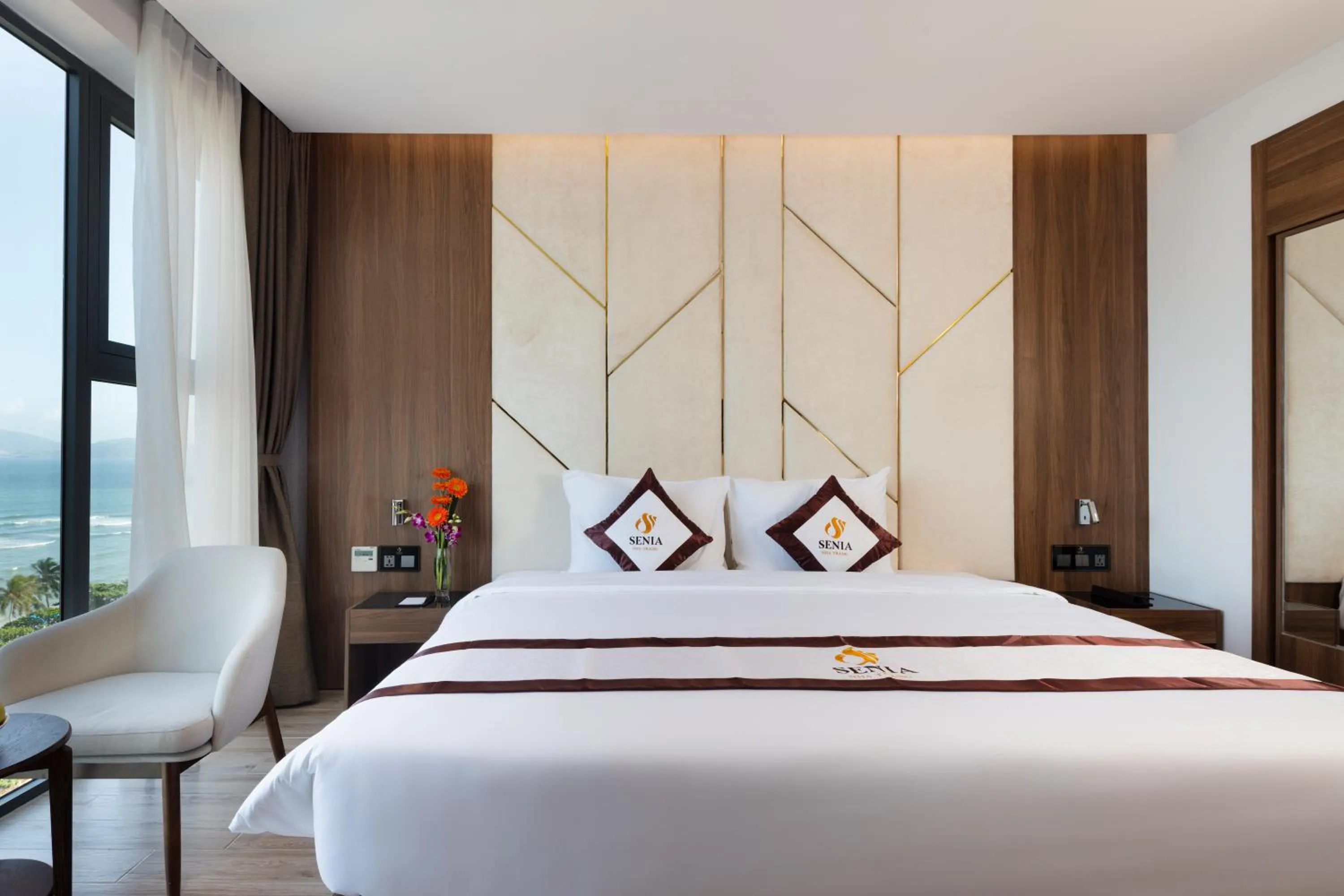 Bed in Senia Hotel Nha Trang