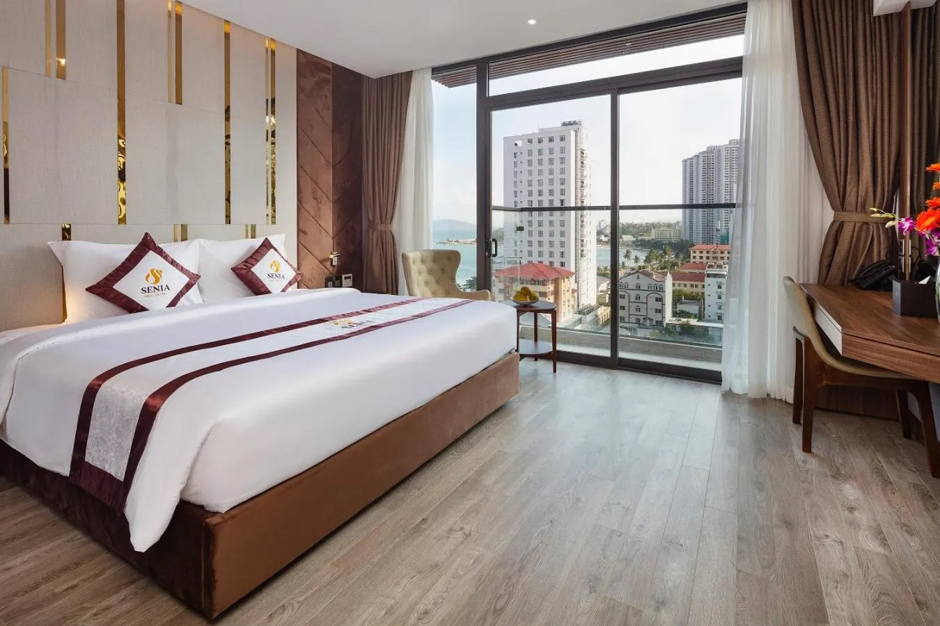 Photo of the whole room, Bed in Senia Hotel Nha Trang