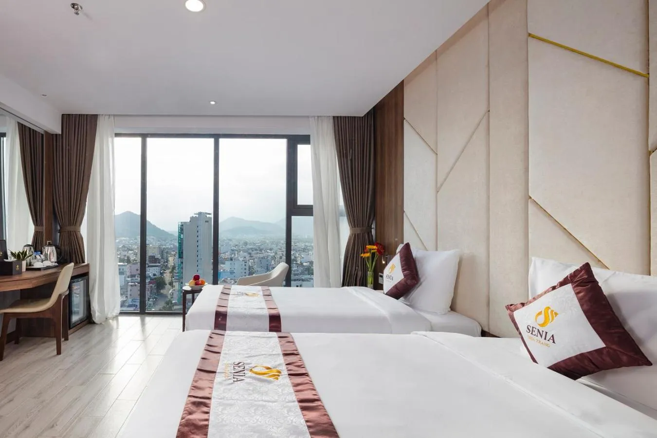 Photo of the whole room, Bed in Senia Hotel Nha Trang