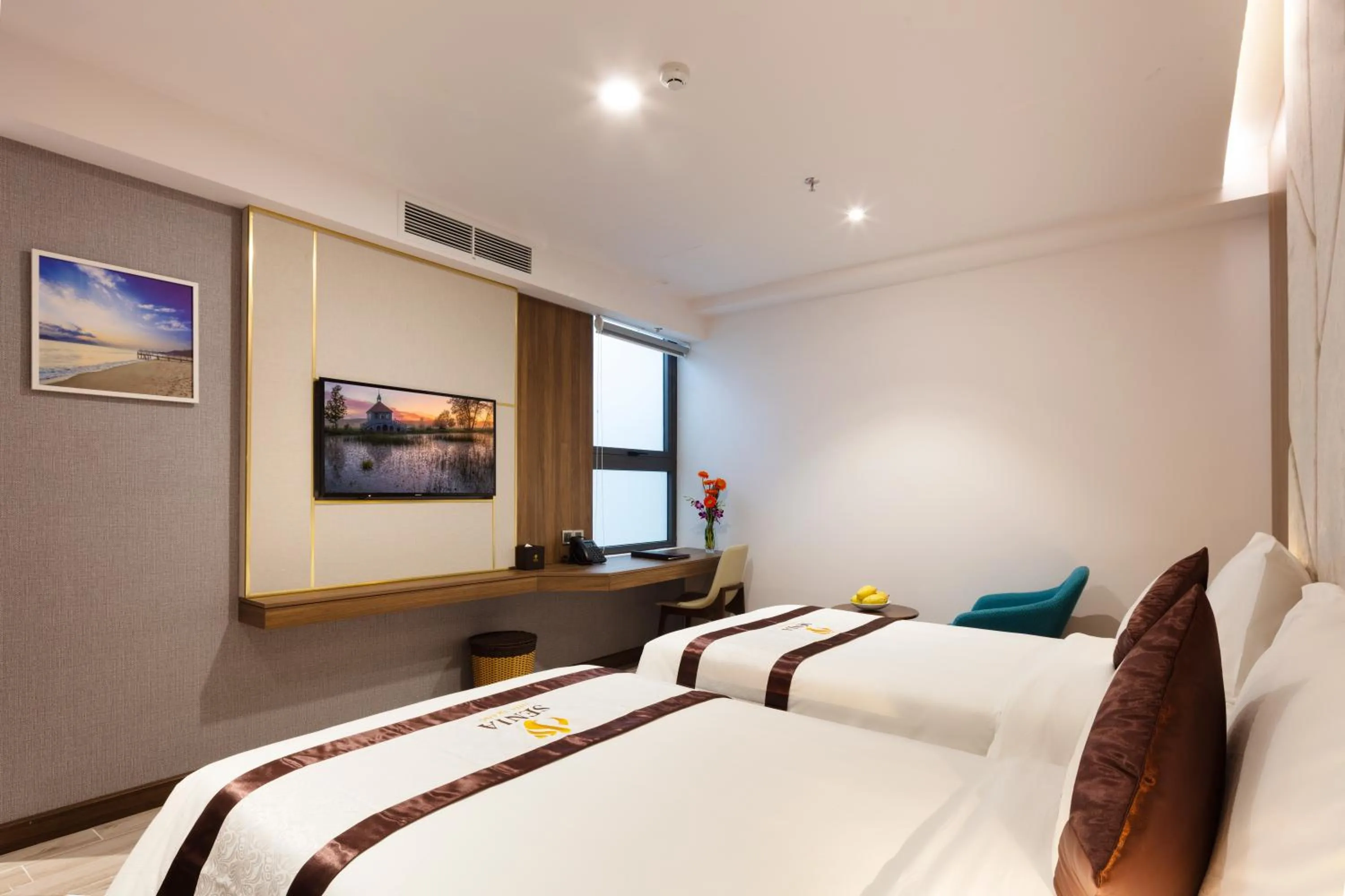 Photo of the whole room, Bed in Senia Hotel Nha Trang