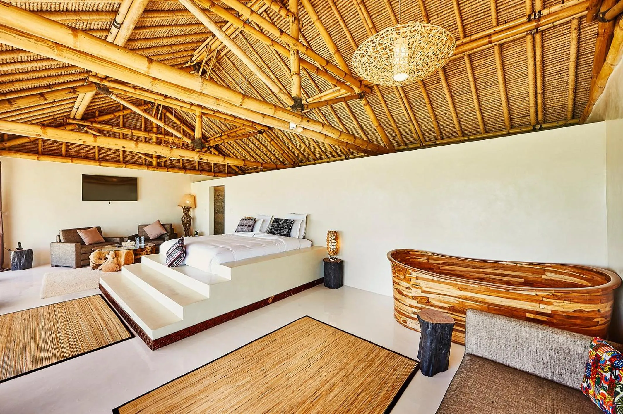 Bedroom, Bed in La Crique Nature & Spa