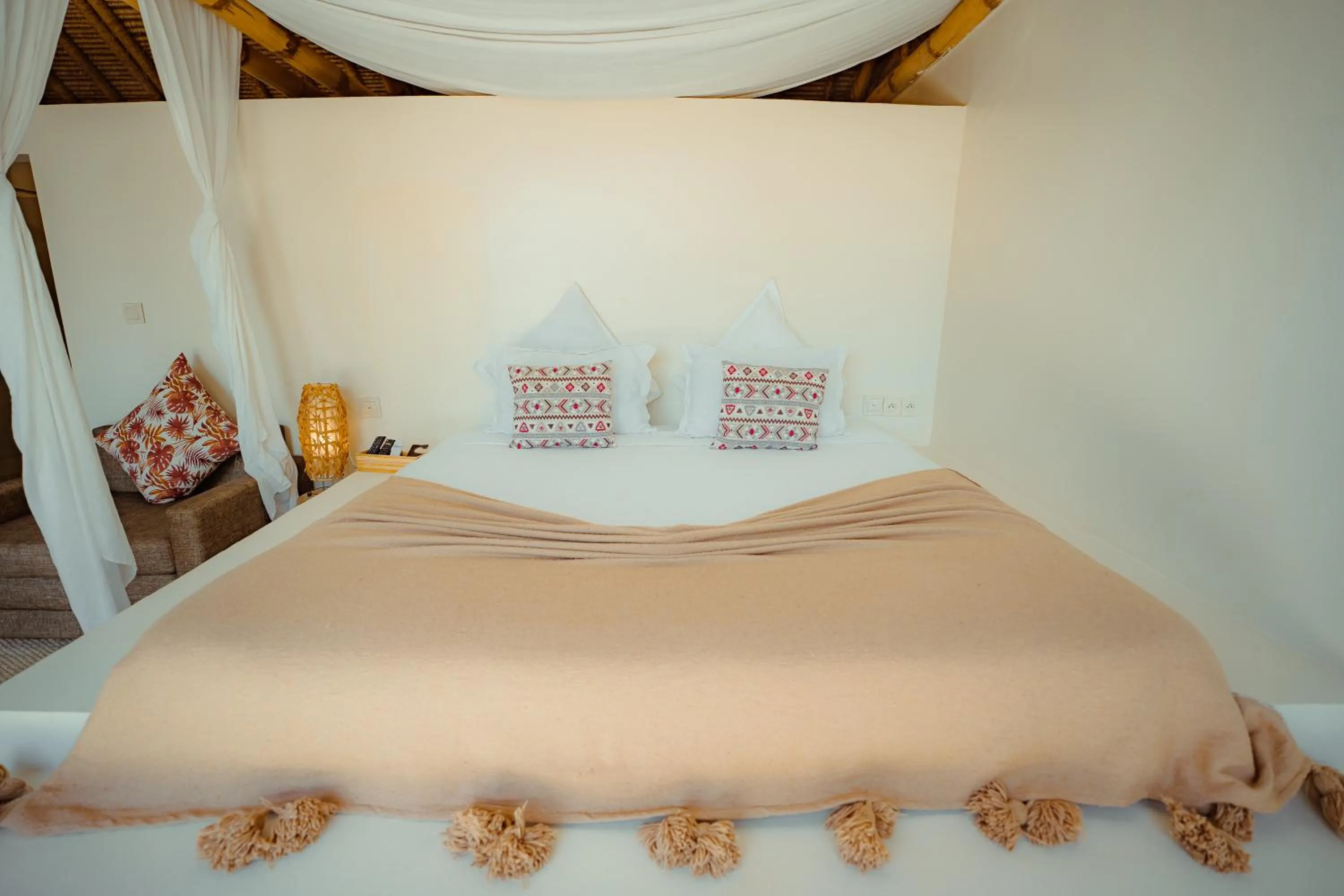 Bedroom, Bed in La Crique Nature & Spa