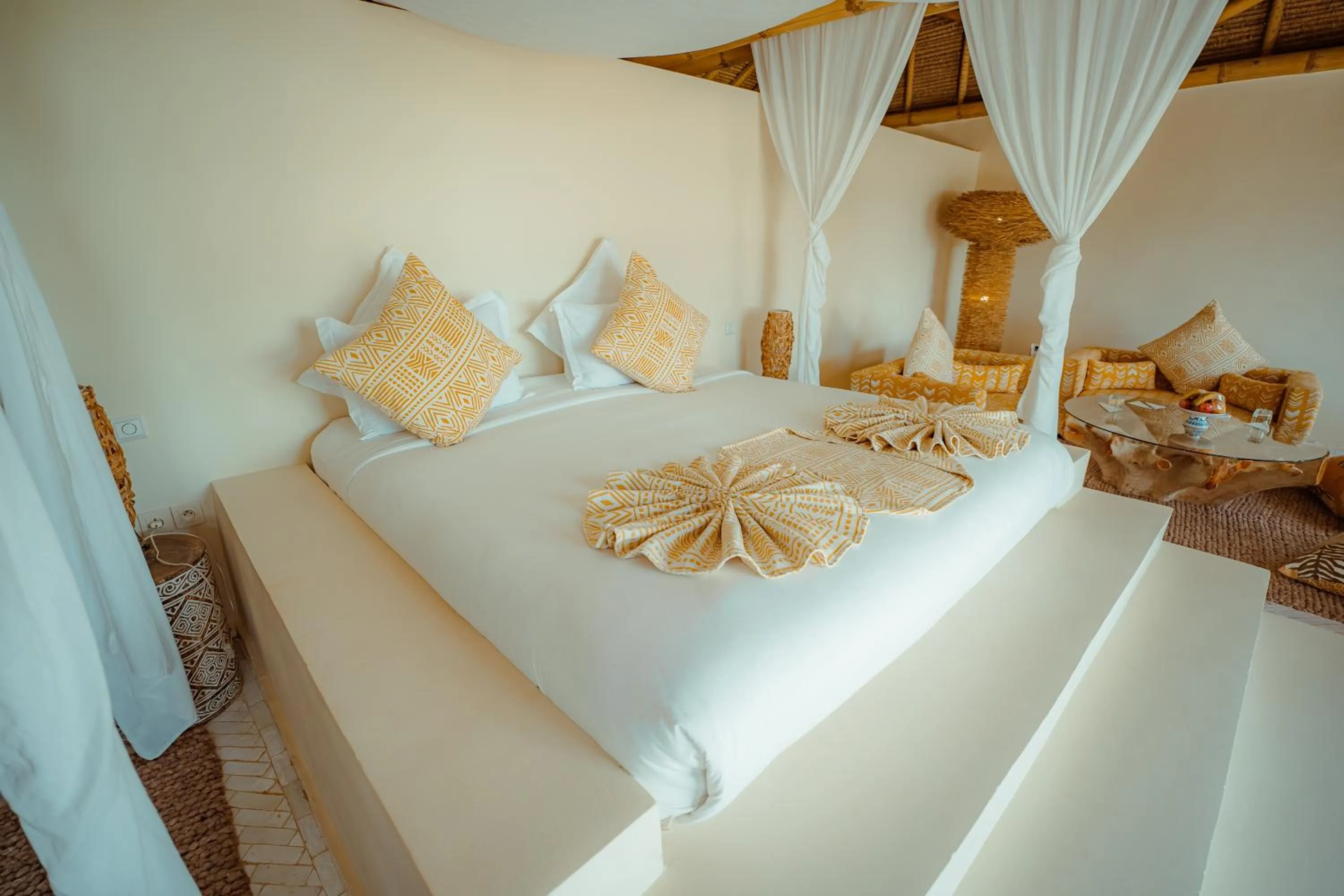 Bedroom, Bed in La Crique Nature & Spa