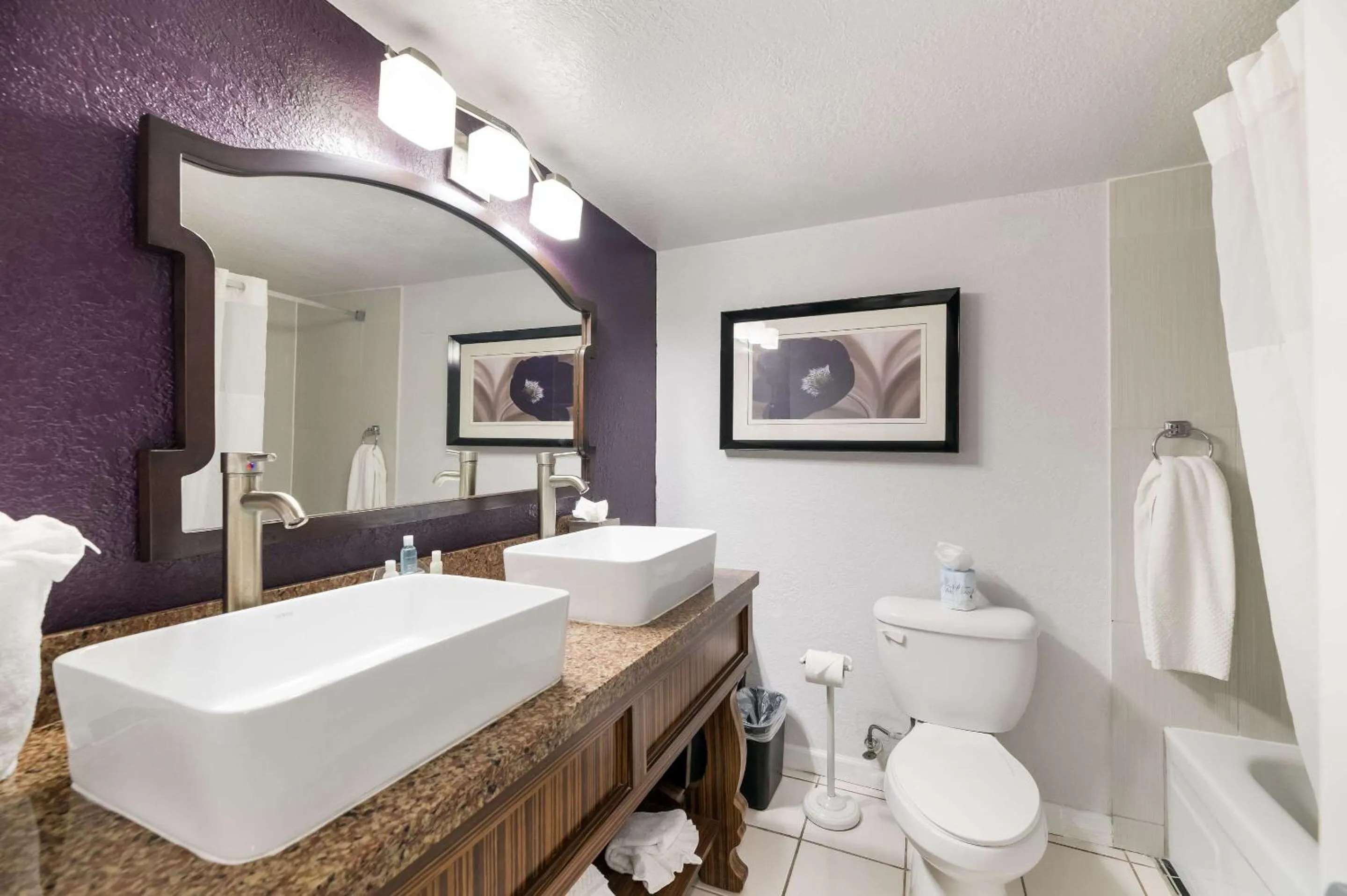 Bathroom in Clarion Inn & Suites Across From Universal Orlando Resort