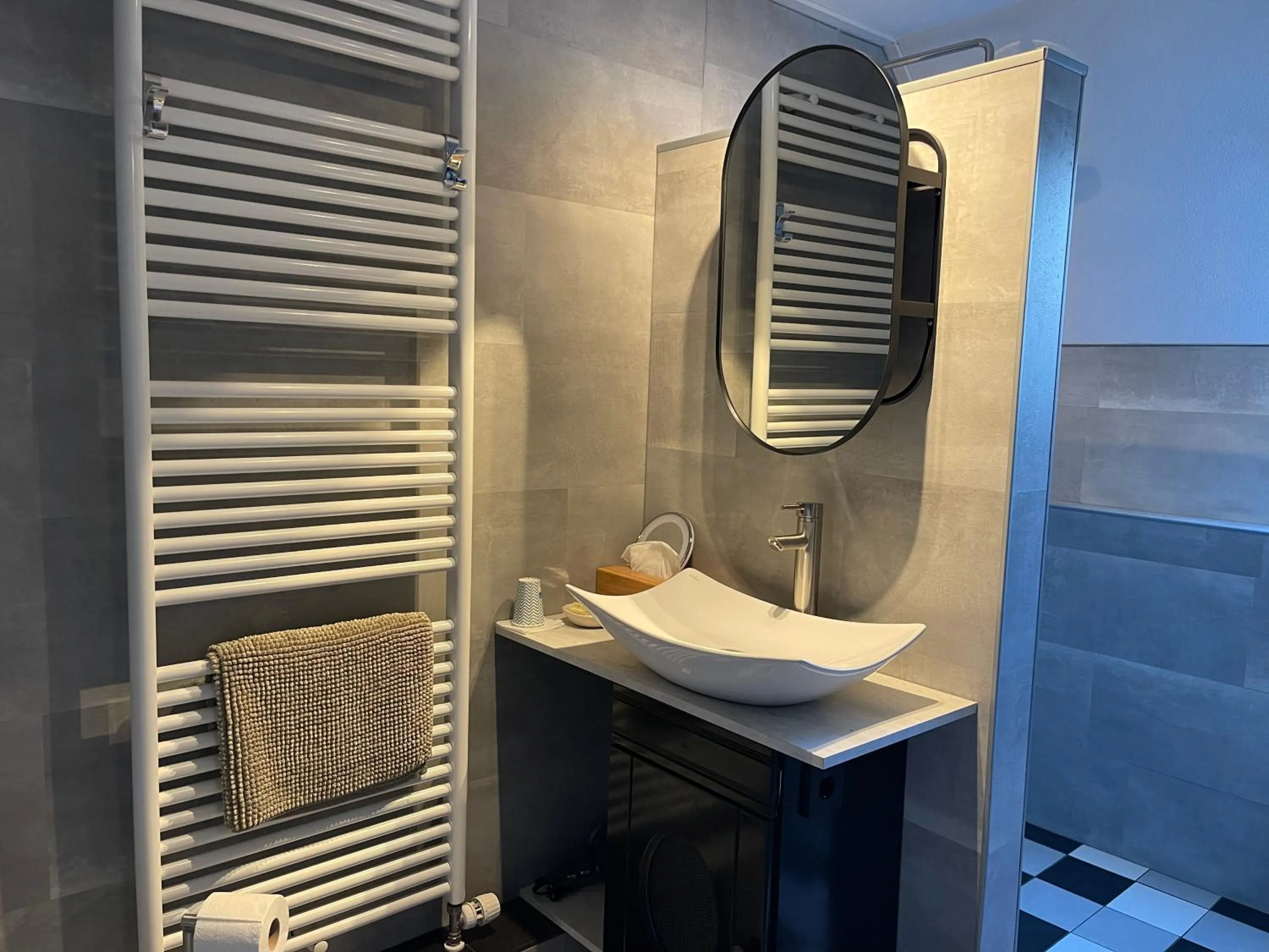 Shower in B&B De Dorpshoeve