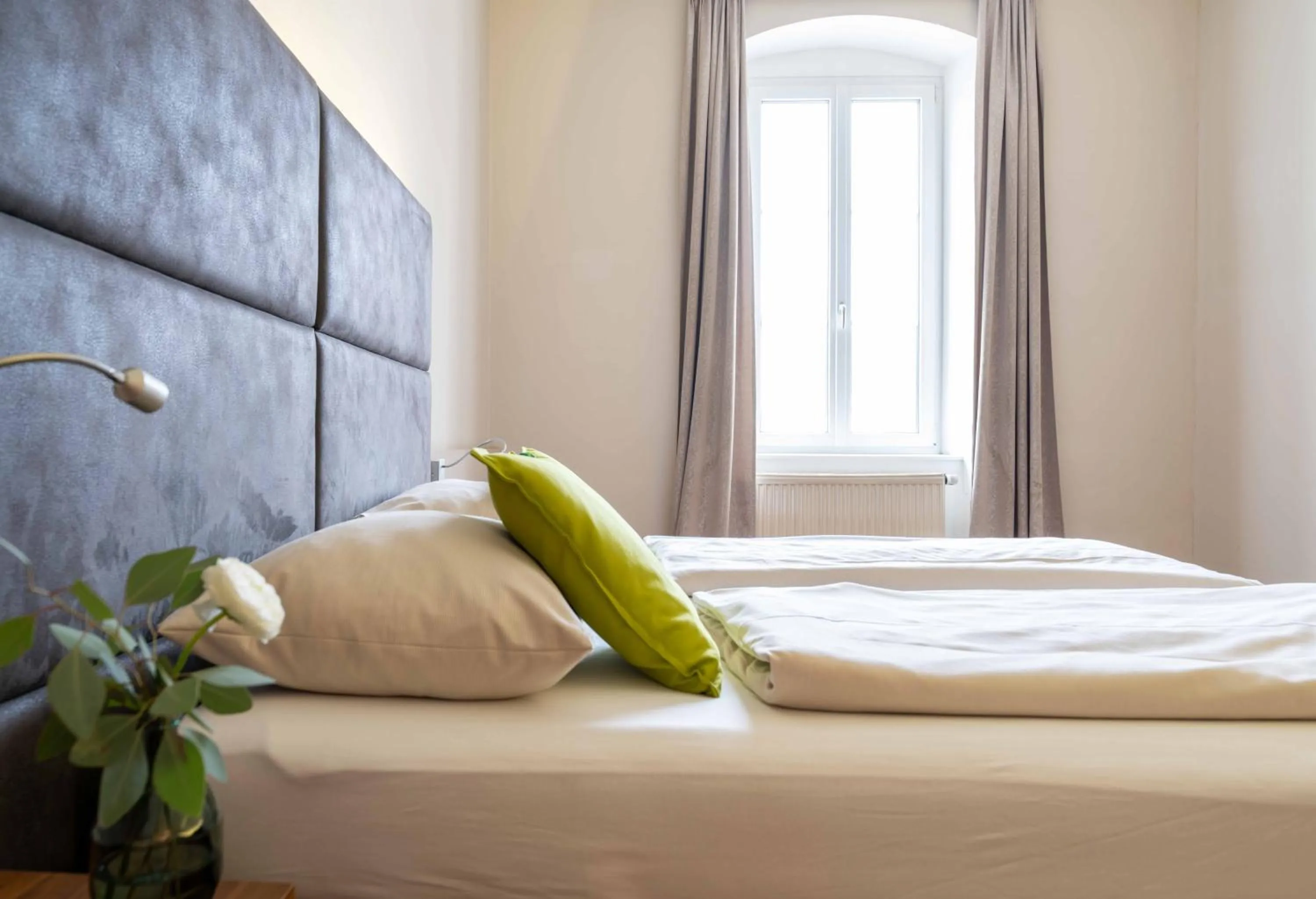 Bed in eee Hotel Perg