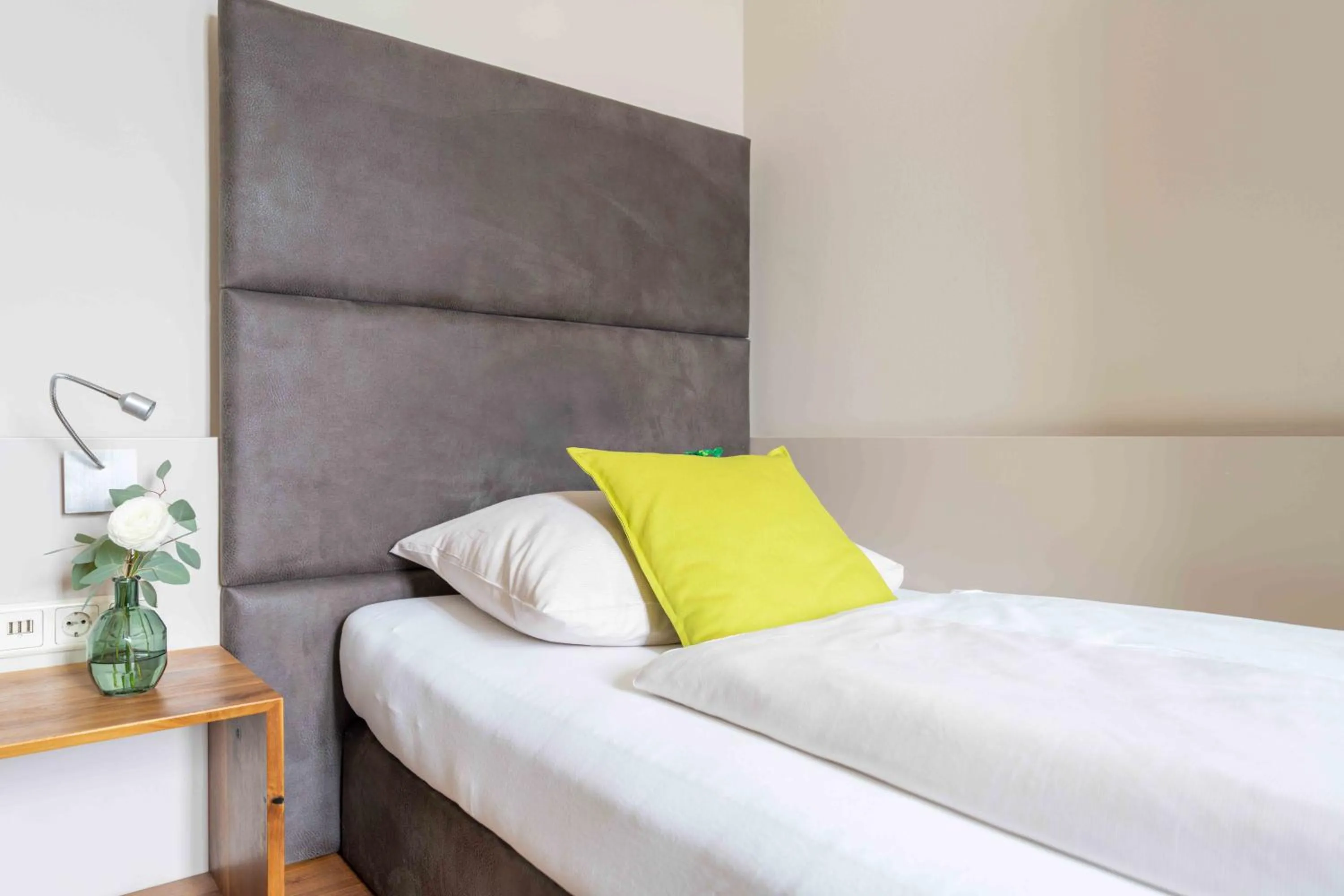 Bed in eee Hotel Perg