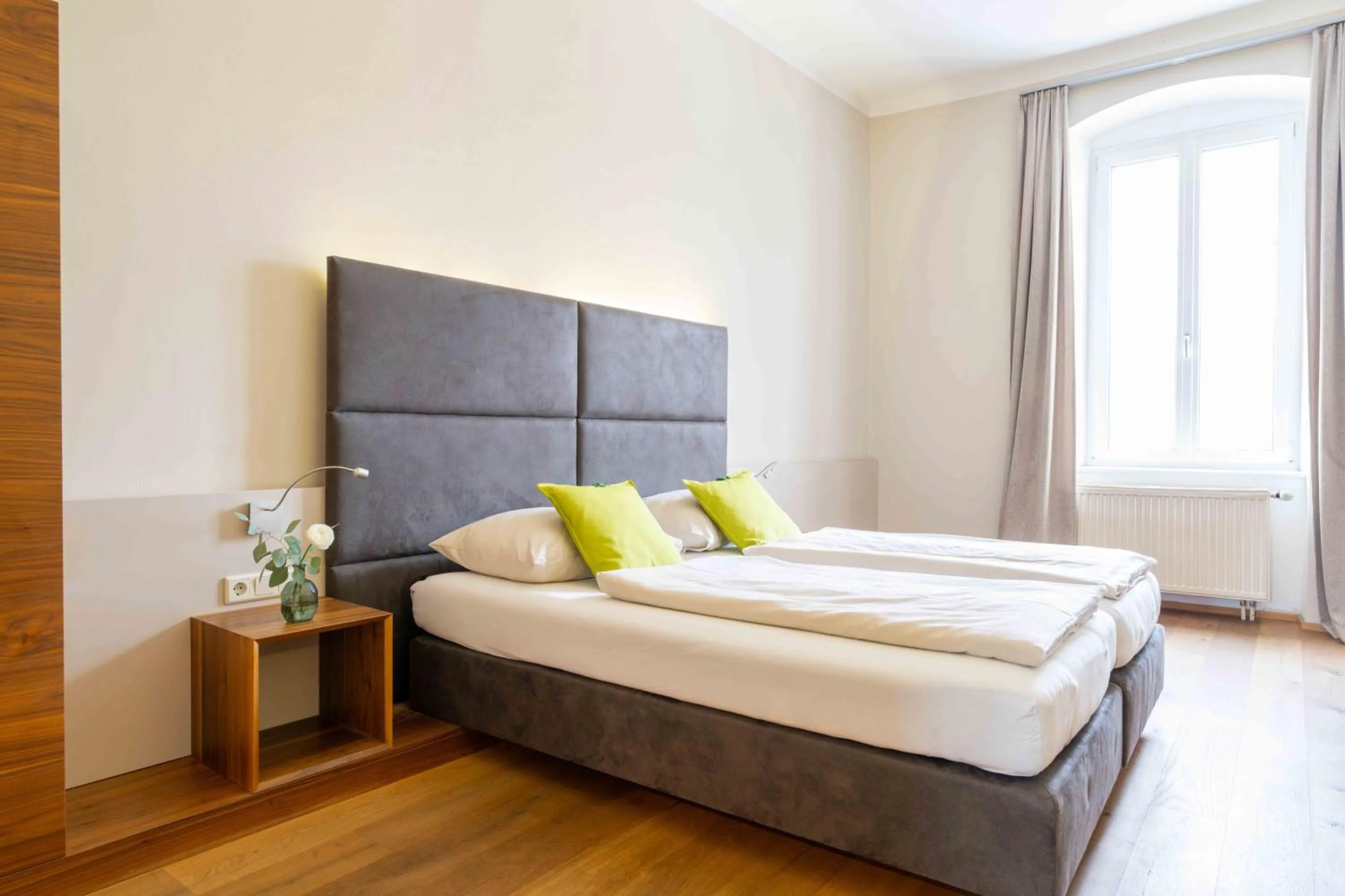 Bed in eee Hotel Perg