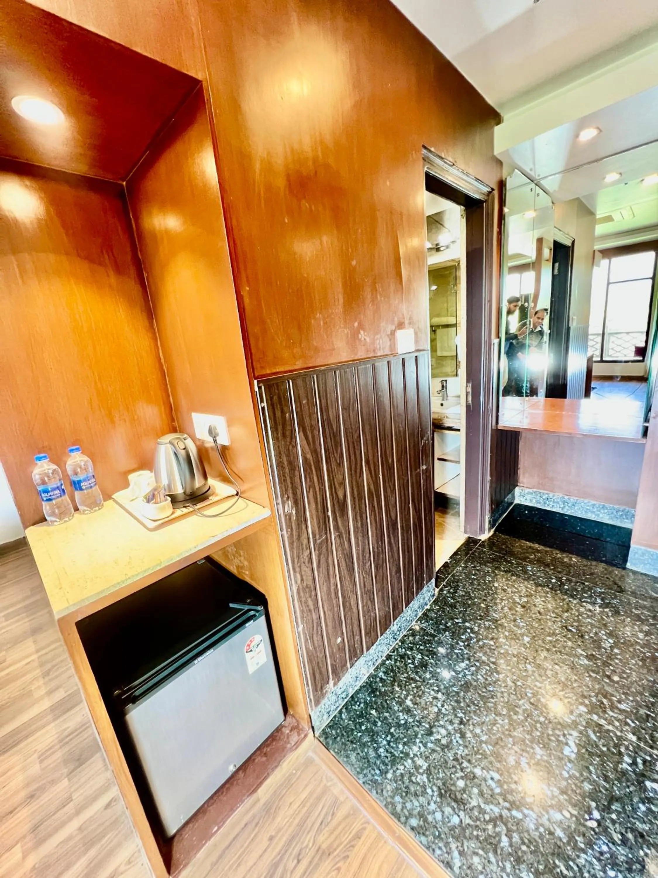 minibar in Sea Hawk - Luxury Hill Resort 4 mins from Bhimtal Lake