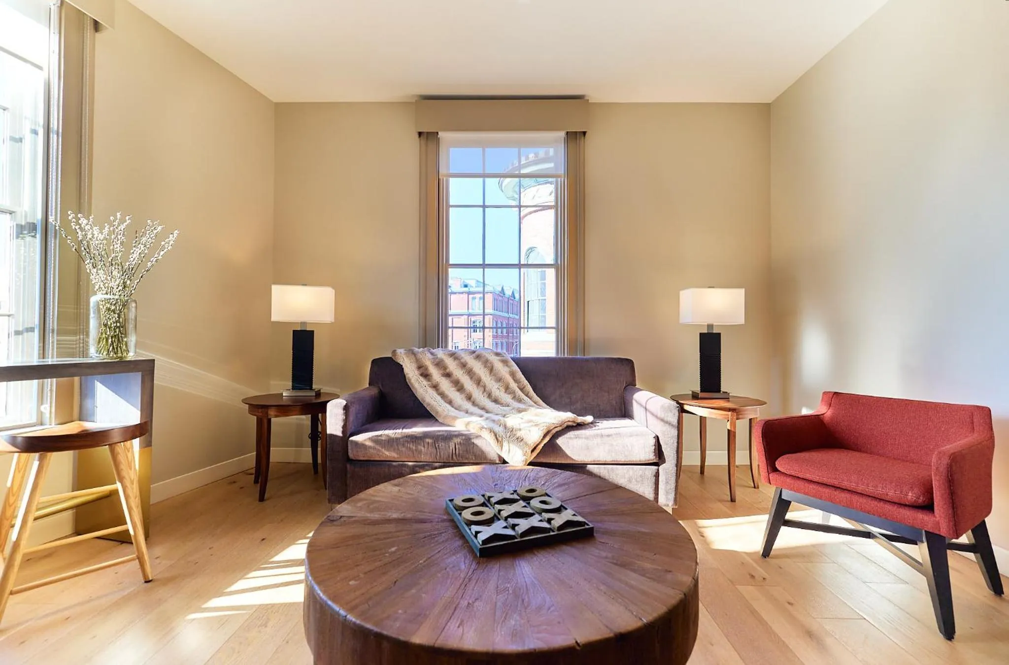 Living room in The Docent's Collection